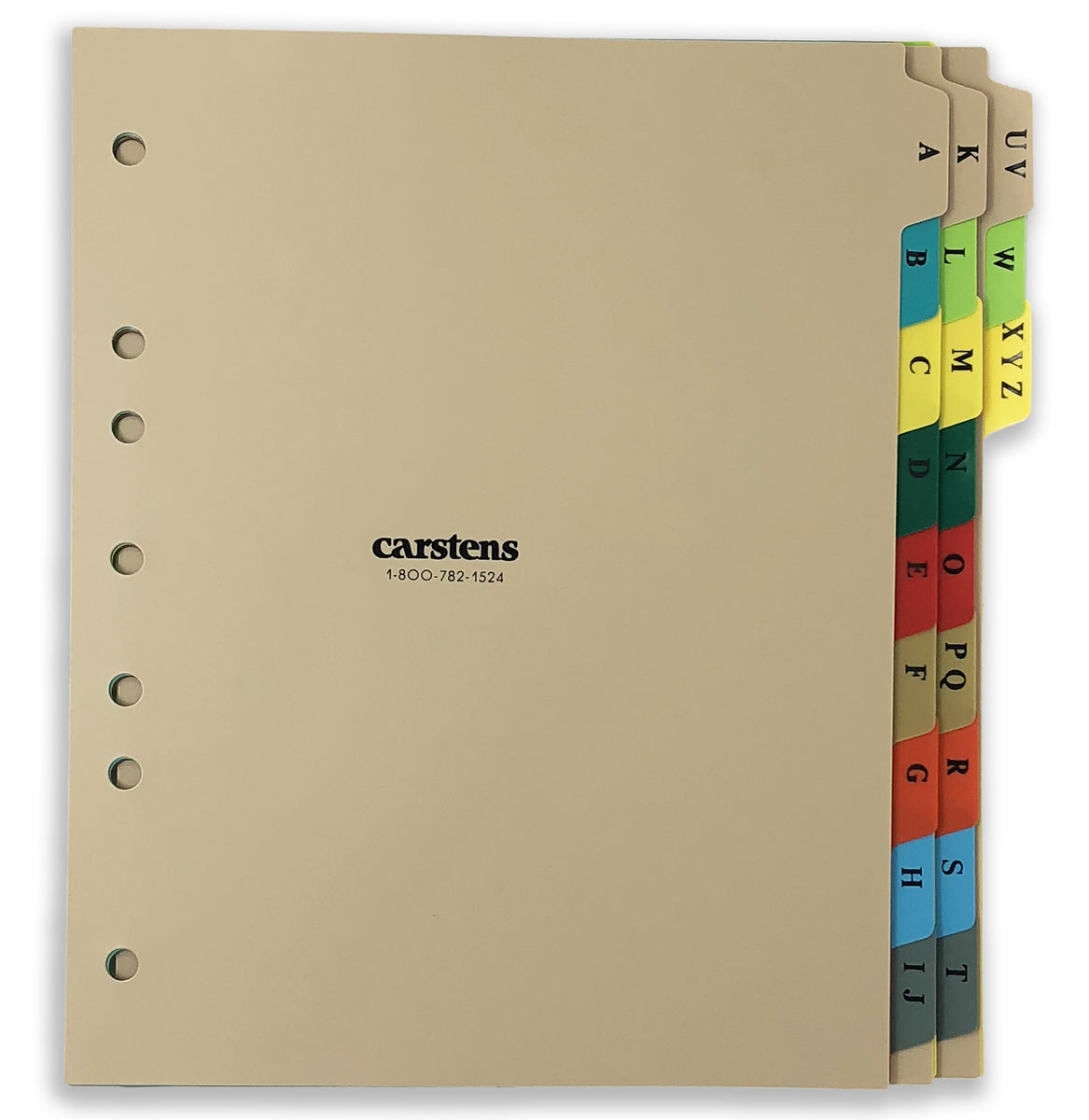 Heavy Duty Plastic A-Z Divider Sets | Carstens