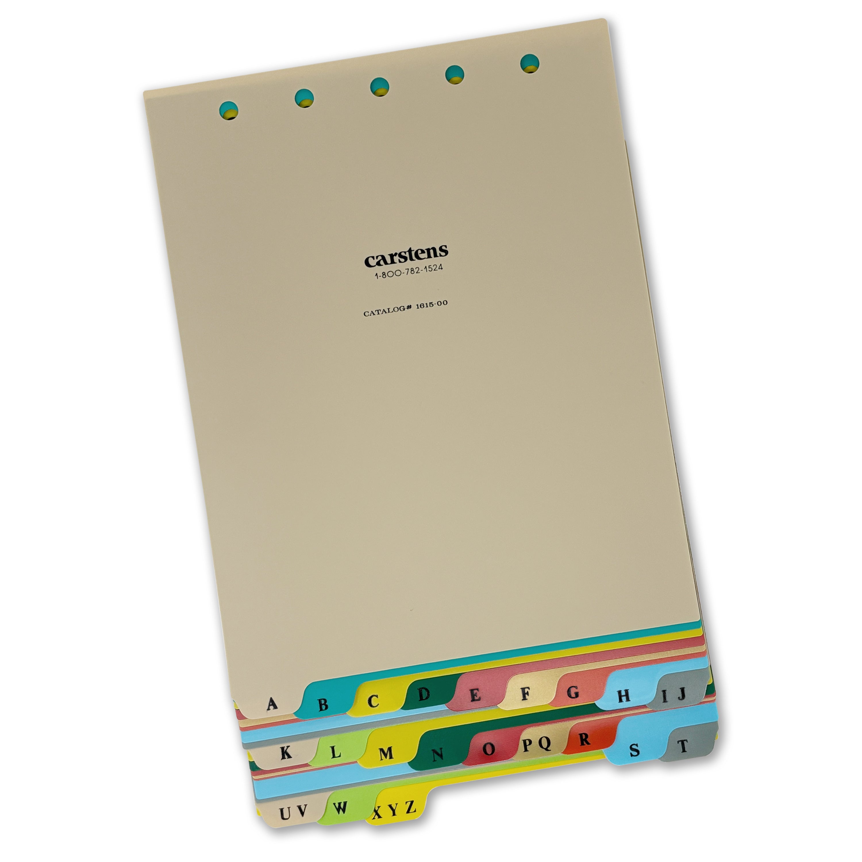 Heavy Duty Plastic Alphabet Divider Sets for Top Opening Binders
