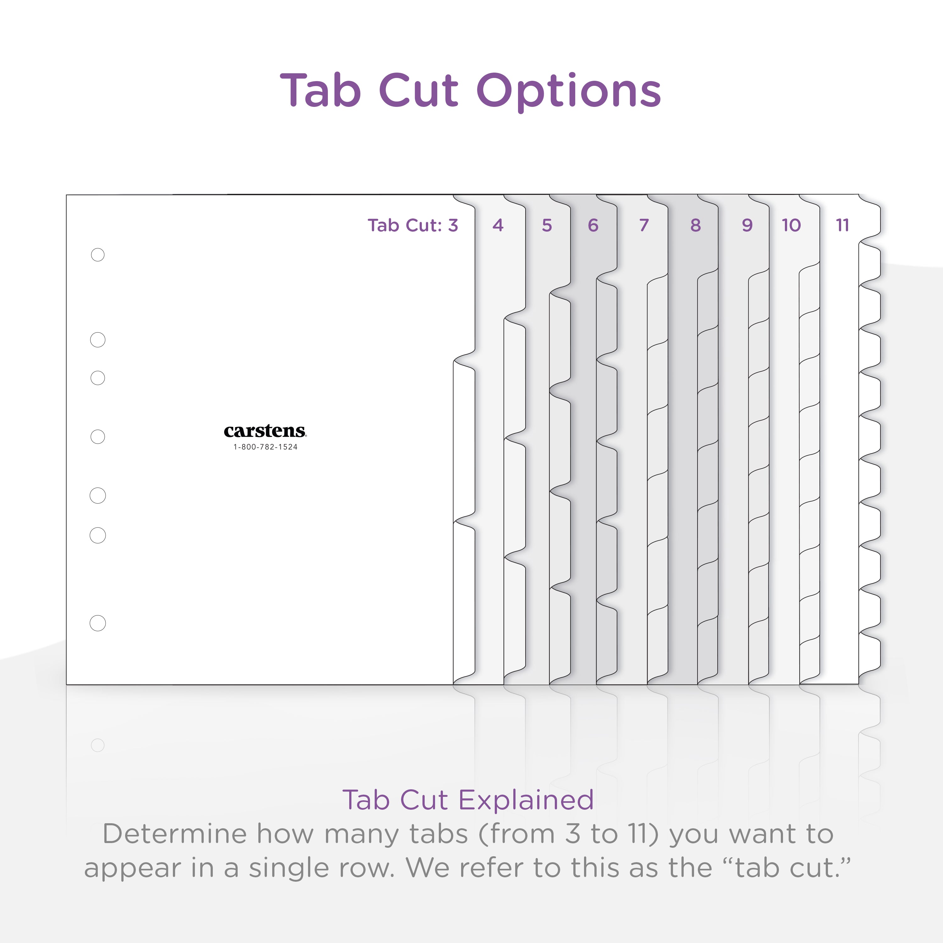 Entirely Custom Plastic Divider Sets, Side Opening