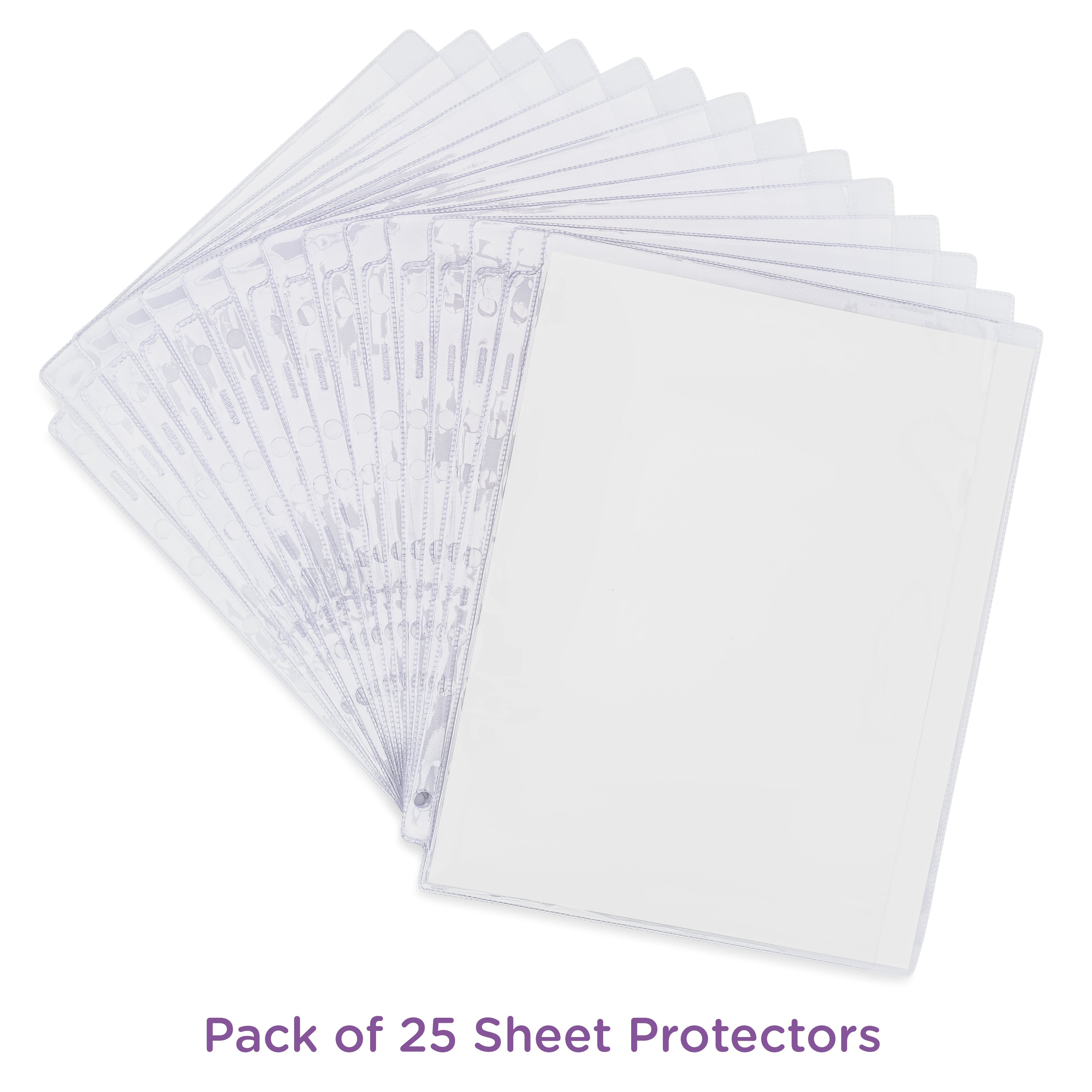 Clear Sheet Protectors for Side Opening Ring Binders, Side Loading