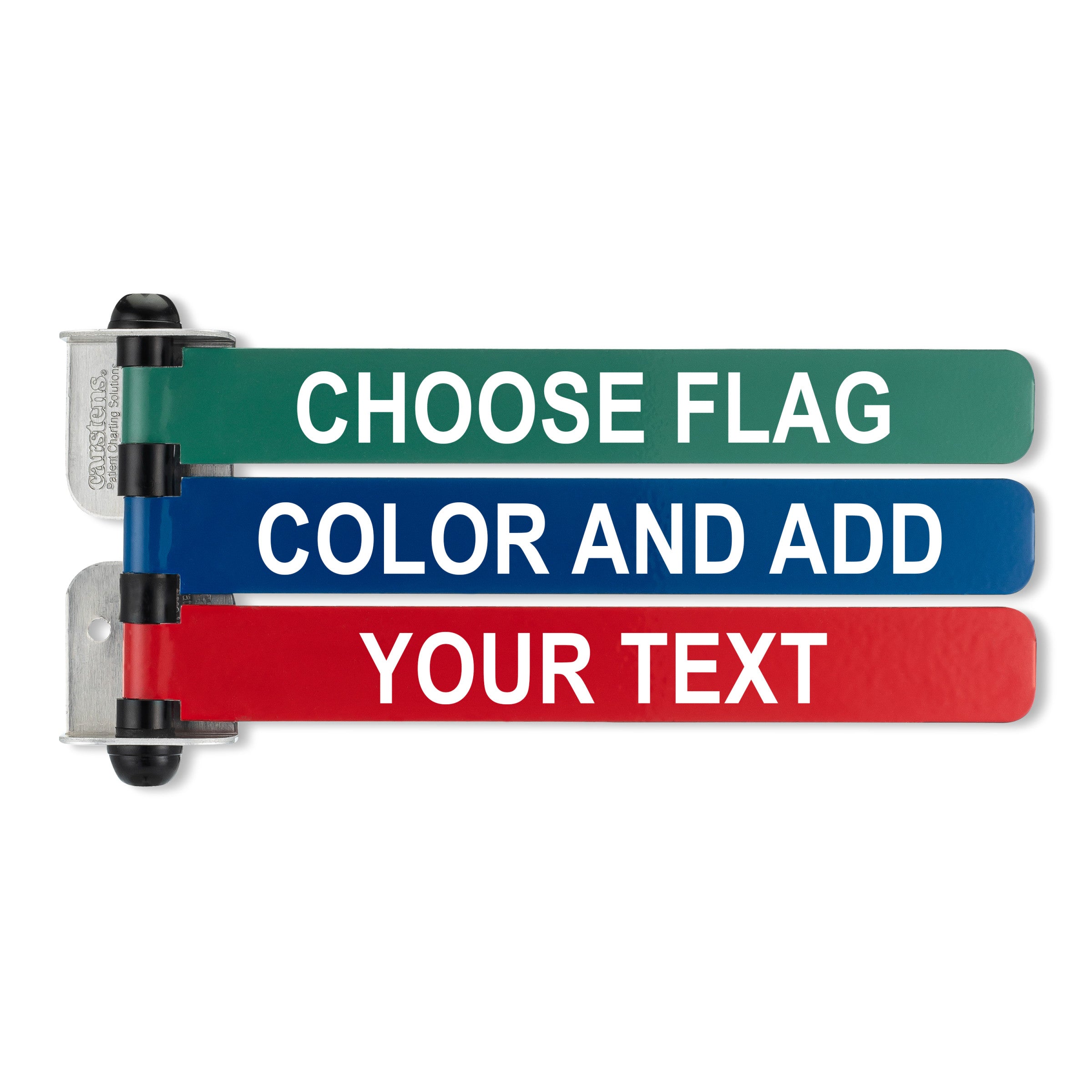 Custom Color with Text Exam Room Status & Signal Flags