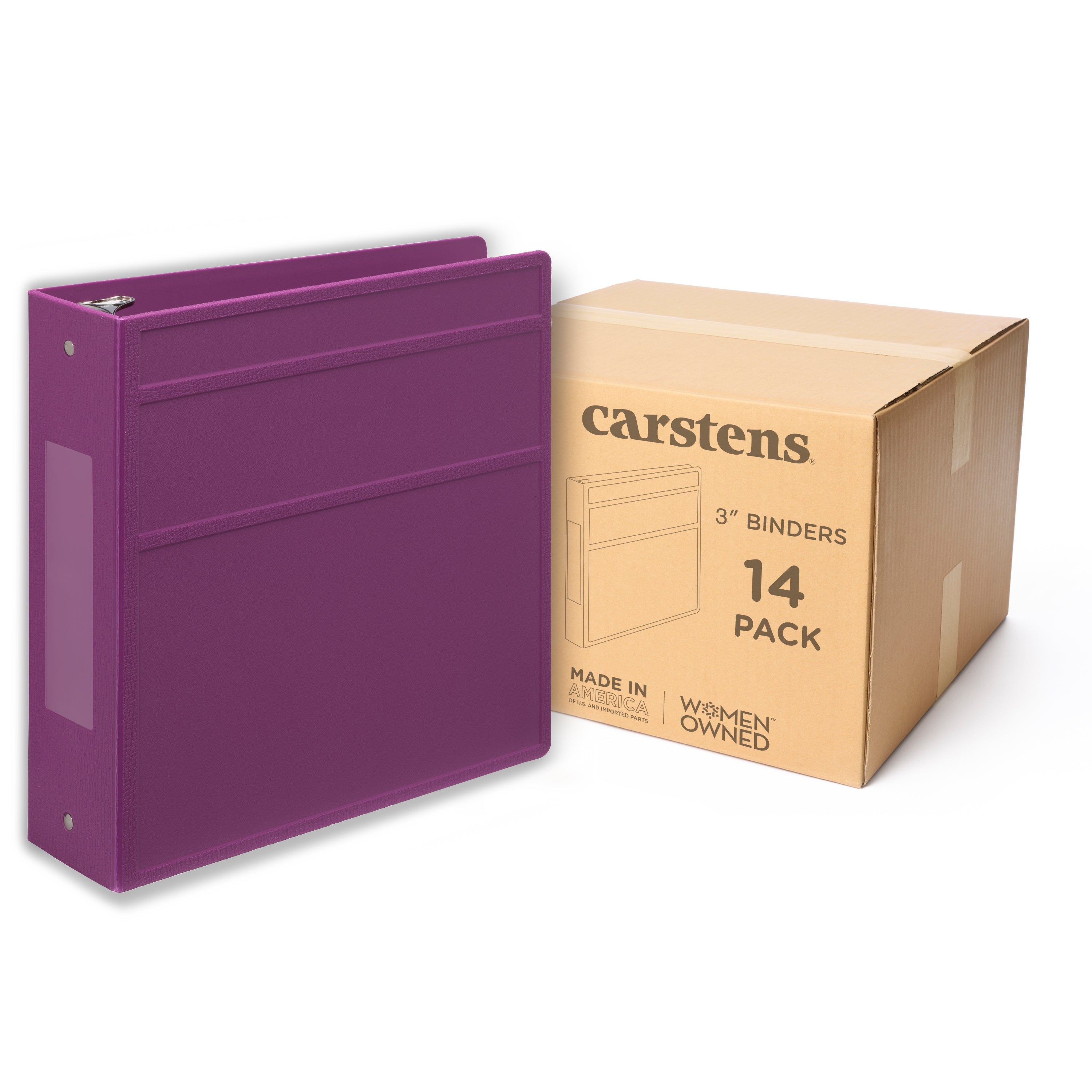 3-Inch Heavy Duty 3-Ring Binder for Medical Charting – Side Opening