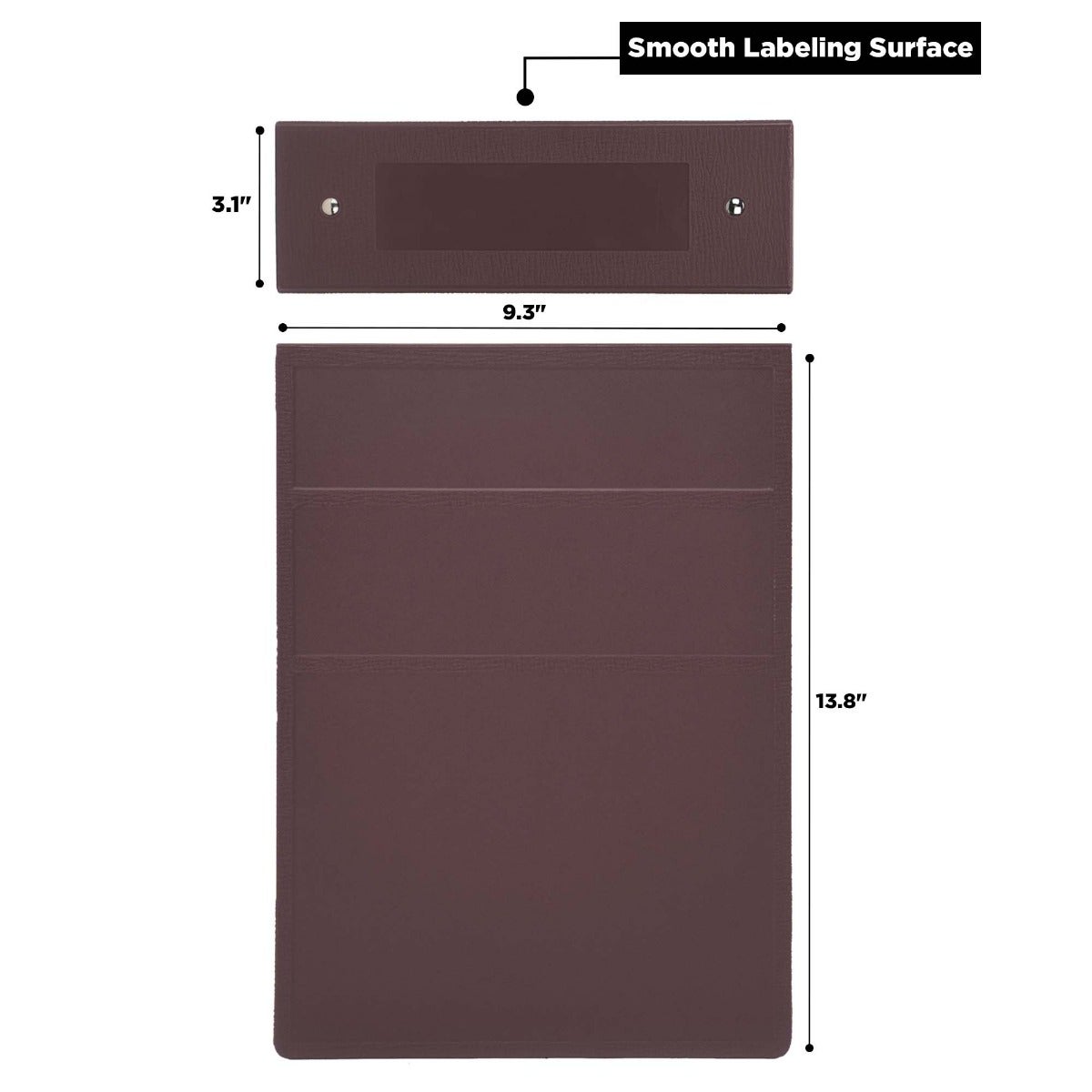 3-Inch Heavy Duty 3-Ring Binder for Medical Charting - Top Opening