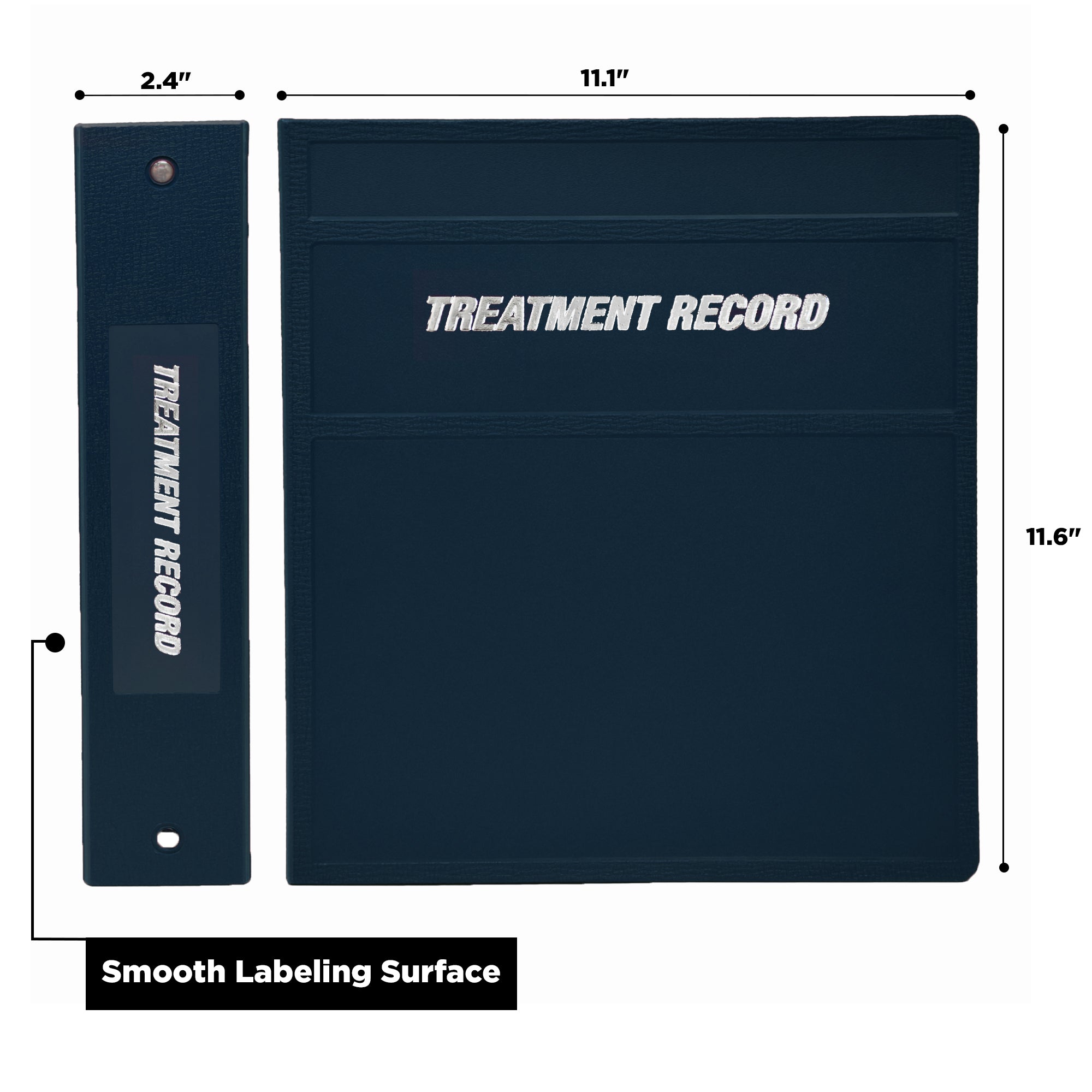 Heavy Duty Ring Binder for Treatment Administration Records (TAR) Manuals – Side Opening