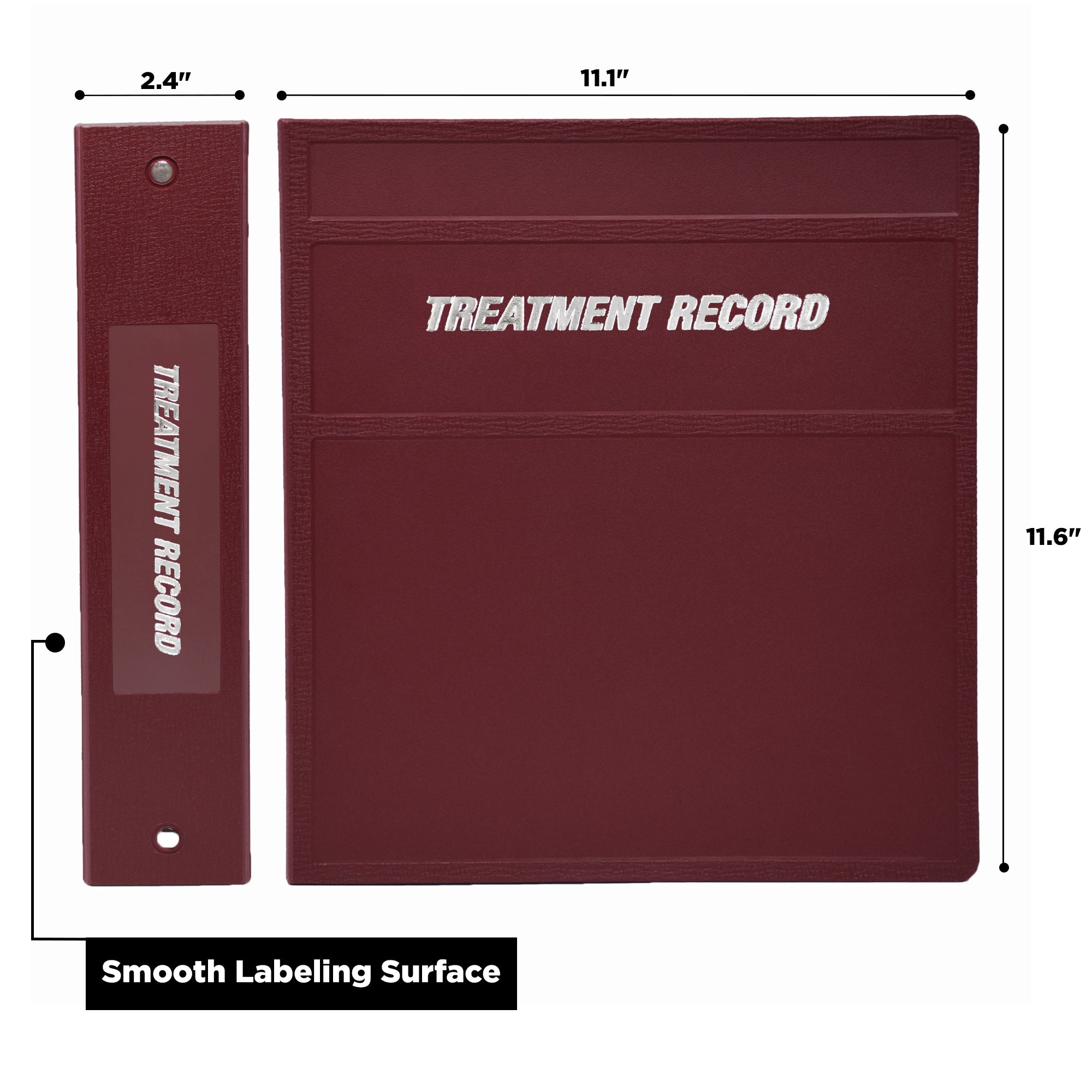 Heavy Duty Ring Binder for Treatment Administration Records (TAR) Manuals – Side Opening