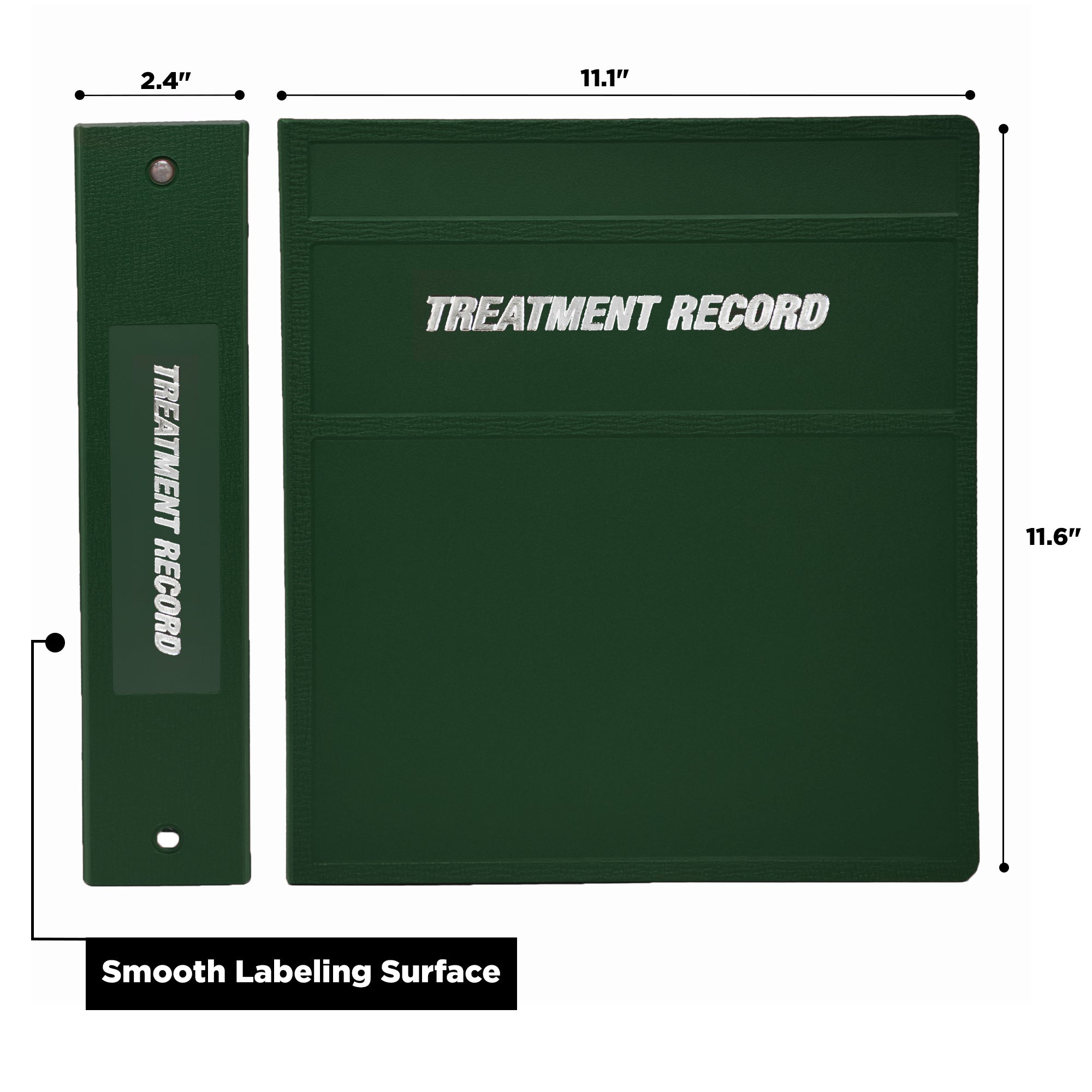 Heavy Duty Ring Binder for Treatment Administration Records (TAR) Manuals – Side Opening