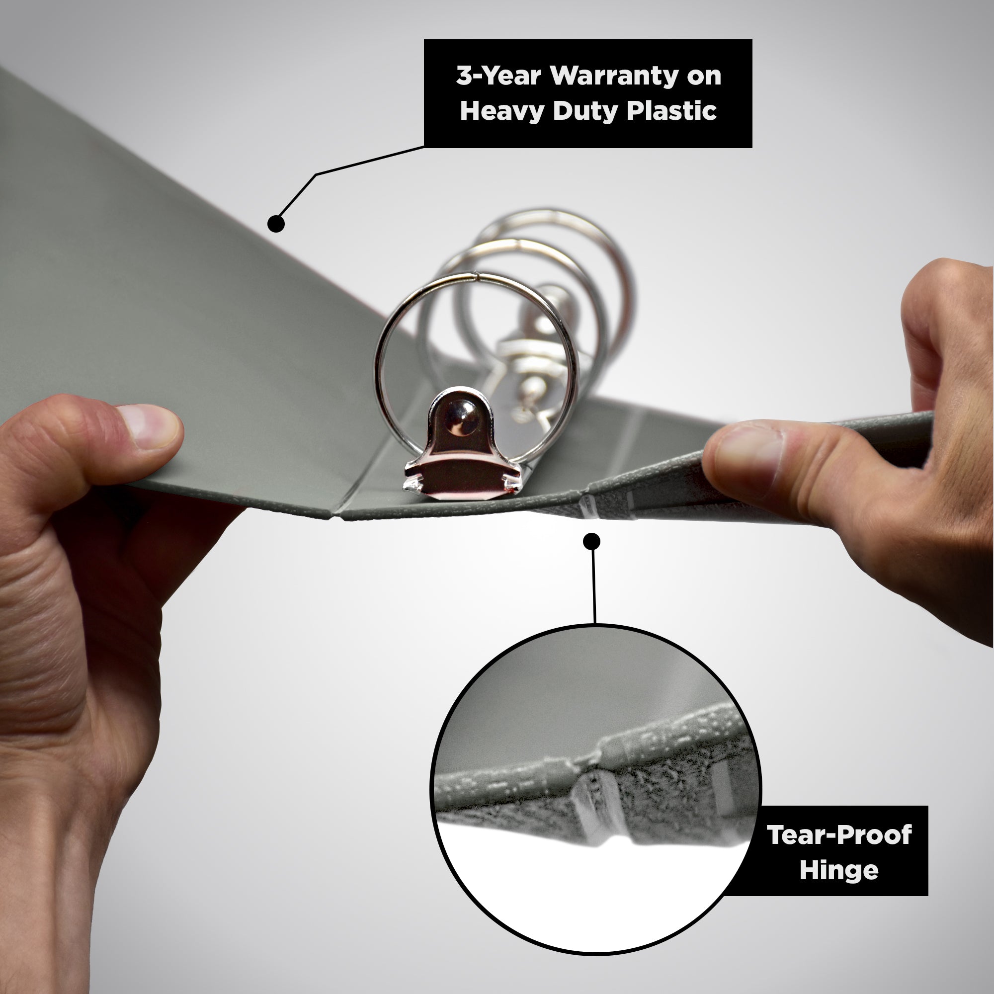 Heavy Duty Medical Administration Record (MAR) 3-Ring Binder – Side Opening