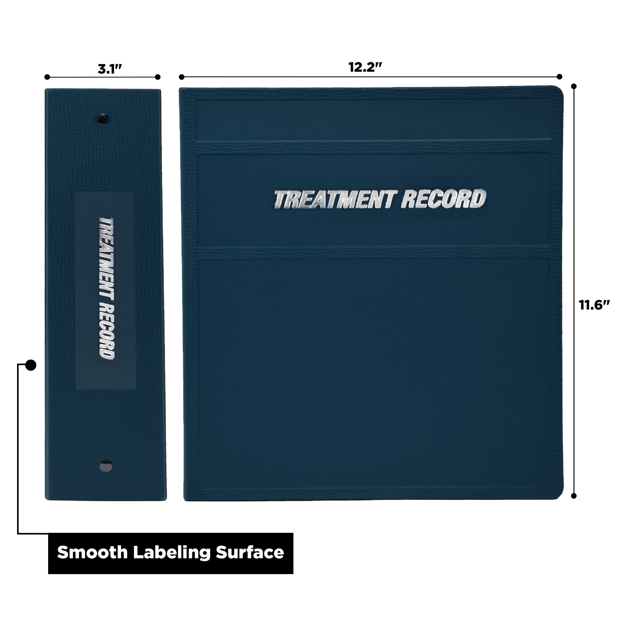 Heavy Duty Ring Binder for Treatment Administration Records (TAR) Manuals – Side Opening