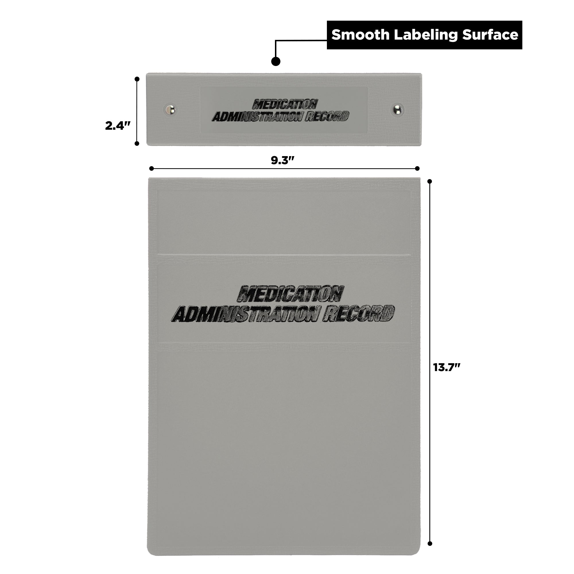 Heavy Duty Ring Binder for Medical Administration Records (MAR) Manuals – Top Opening