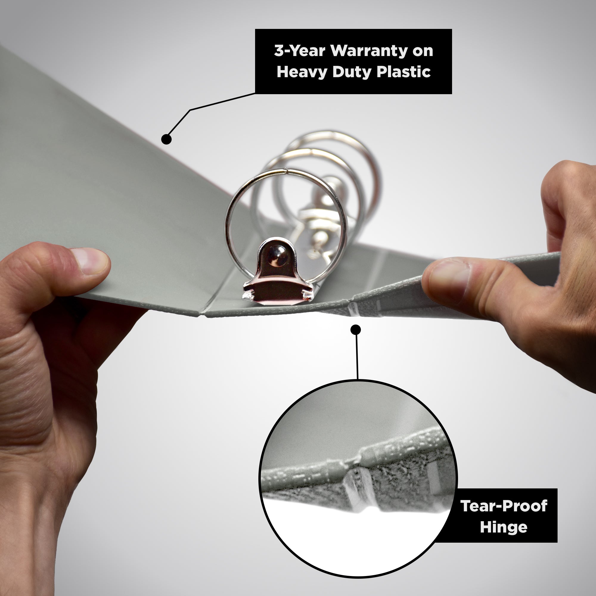 Heavy Duty Ring Binder for Medical Administration Records (MAR) Manuals – Top Opening