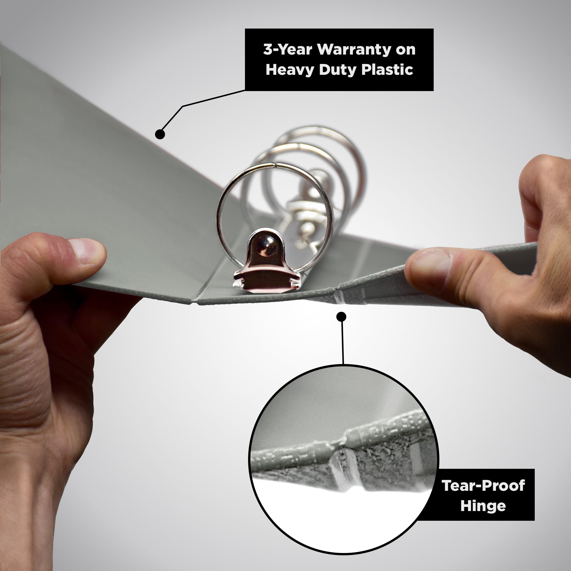 Heavy Duty Ring Binder for Medical Administration Records (MAR) Manuals – Top Opening