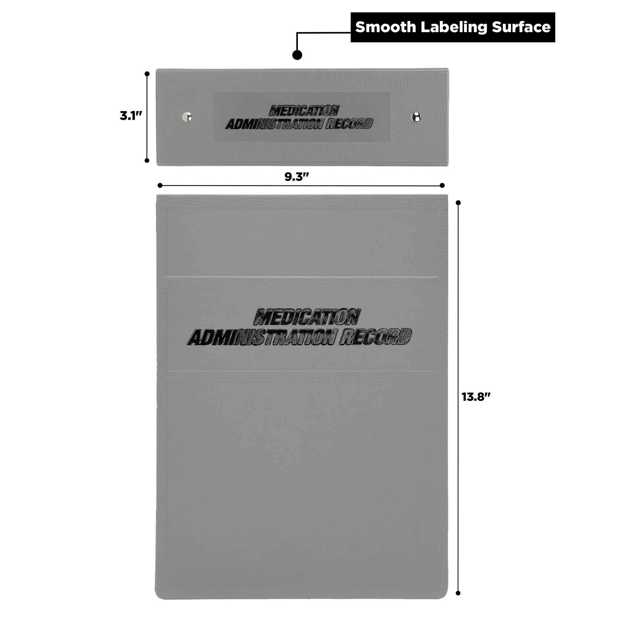 Heavy Duty Ring Binder for Medical Administration Records (MAR) Manuals – Top Opening