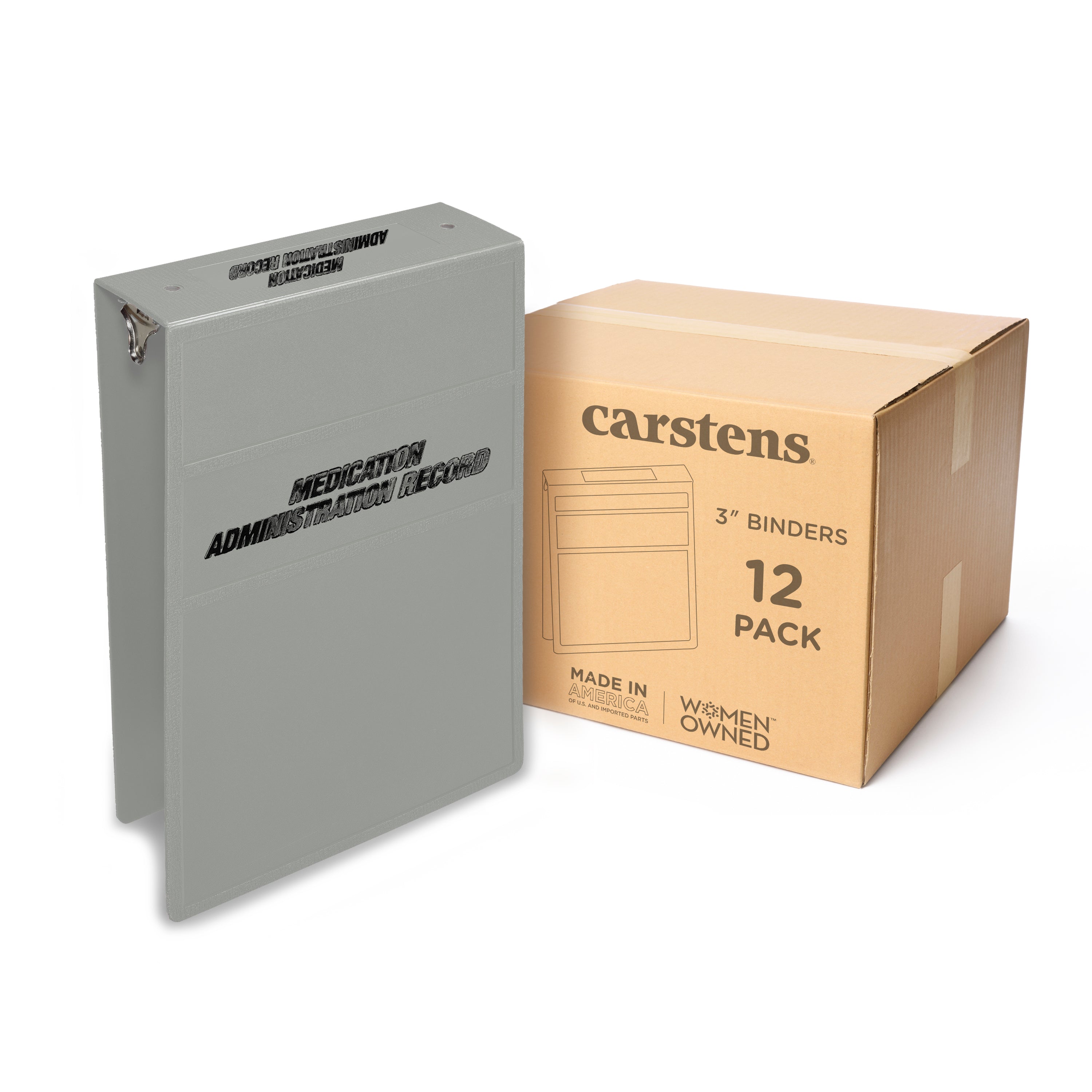 Heavy Duty Ring Binder for Medical Administration Records (MAR) Manuals – Top Opening