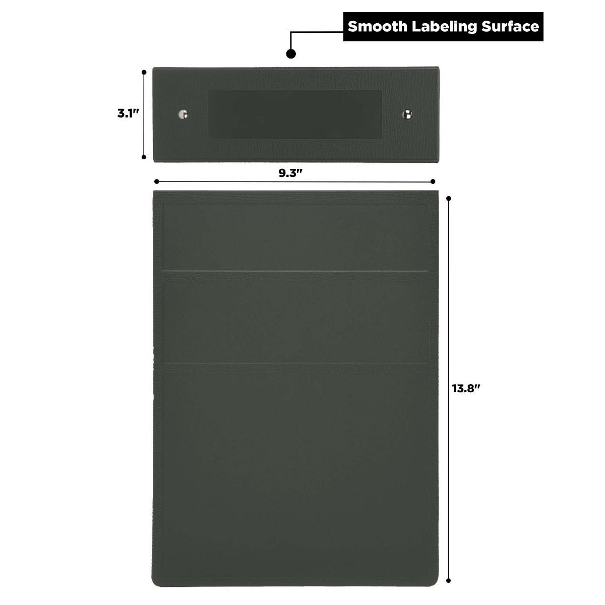 3-Inch Heavy Duty 5-Ring Binder for Medical Charting – Top Opening