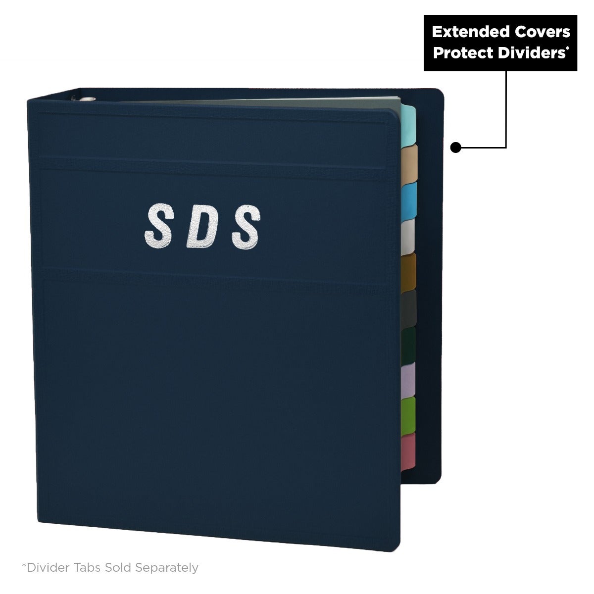 Heavy Duty 3-Ring Binder for Safety Data Sheets (SDS) – Side Opening