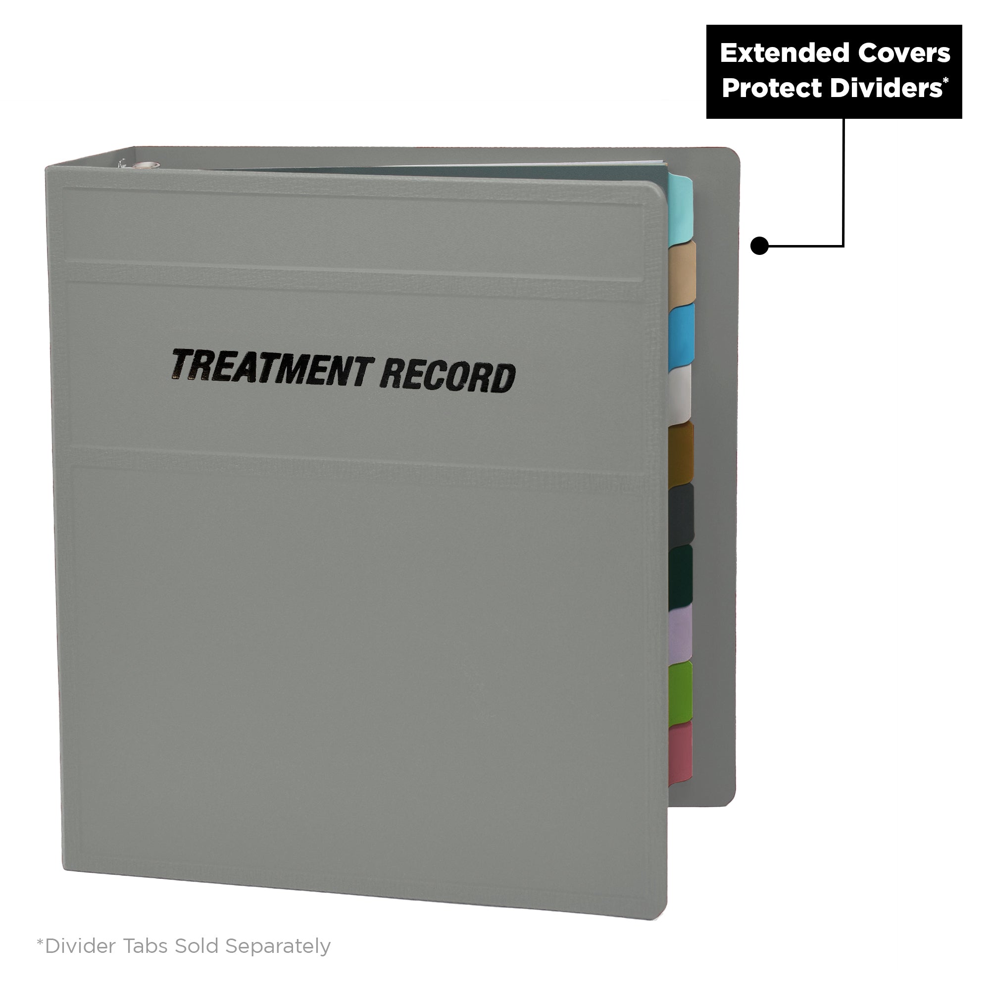 Heavy Duty Ring Binder for Treatment Administration Records (TAR) Manuals – Side Opening