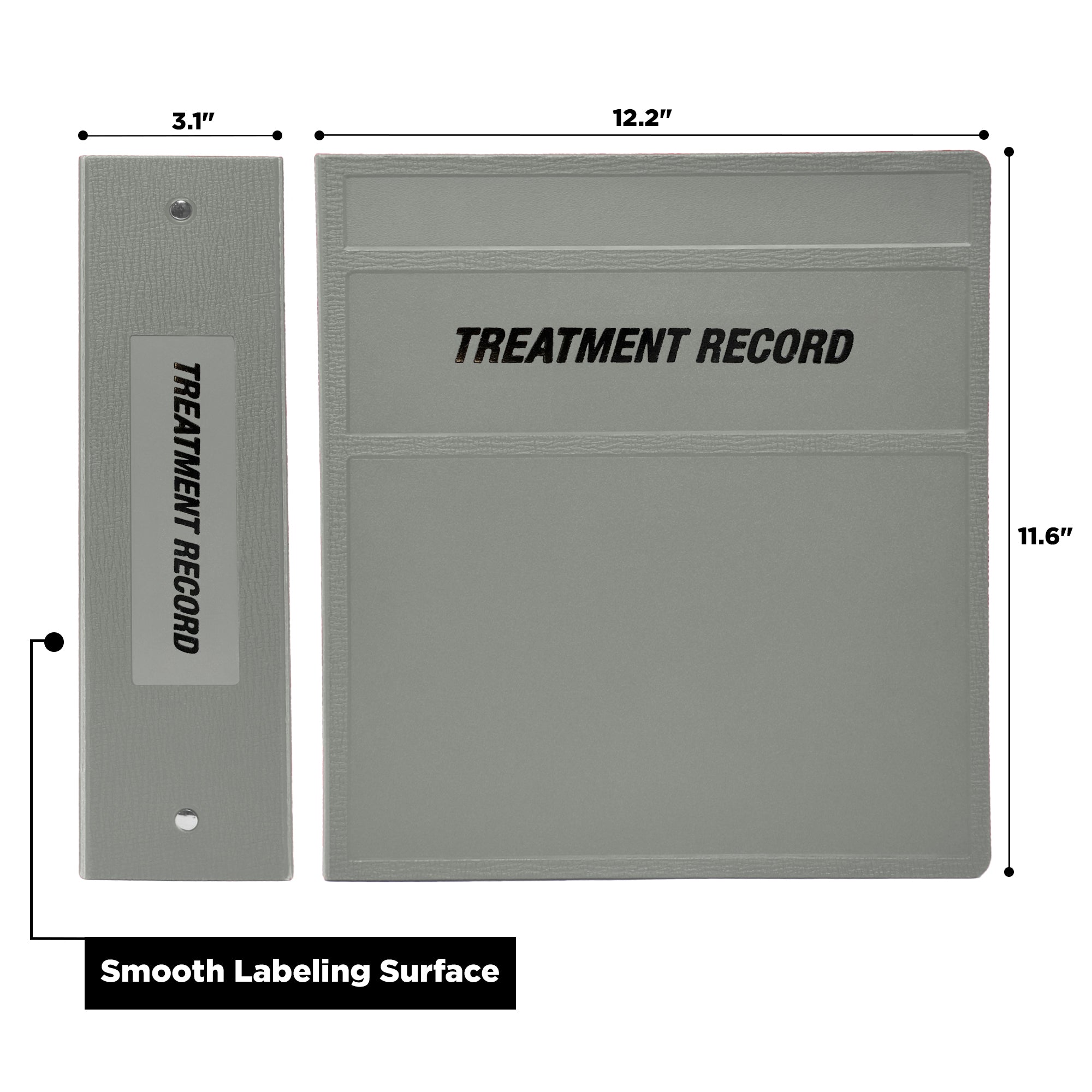 Heavy Duty Ring Binder for Treatment Administration Records (TAR) Manuals – Side Opening
