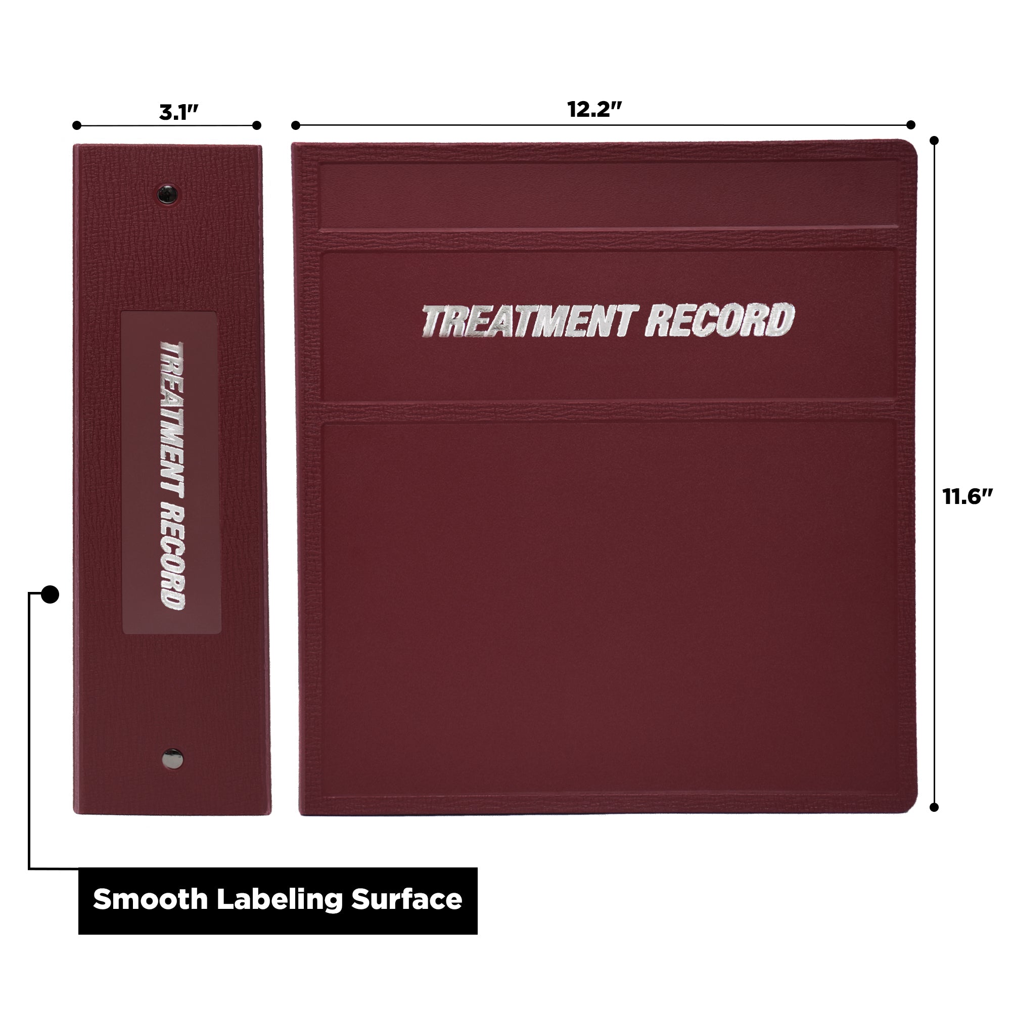Heavy Duty Ring Binder for Treatment Administration Records (TAR) Manuals – Side Opening