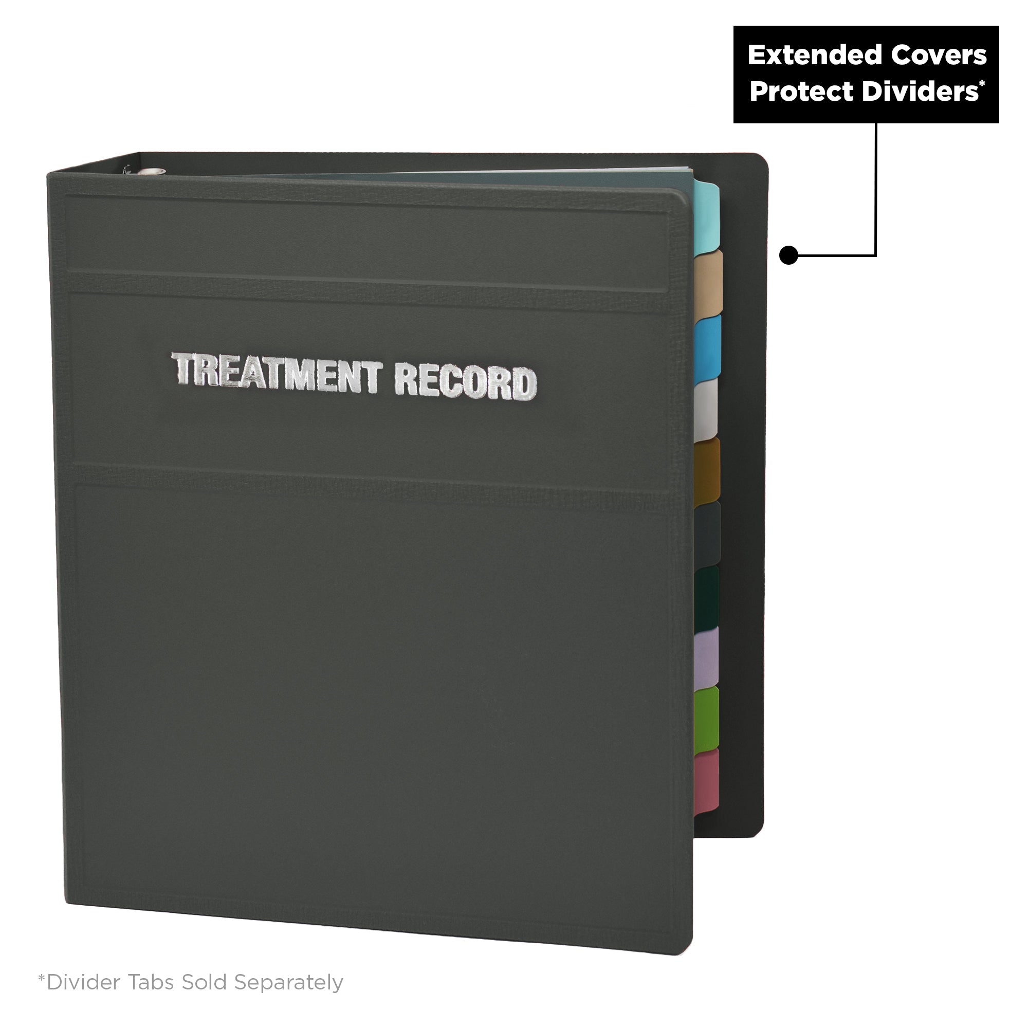 Heavy Duty Ring Binder for Treatment Administration Records (TAR) Manuals – Side Opening