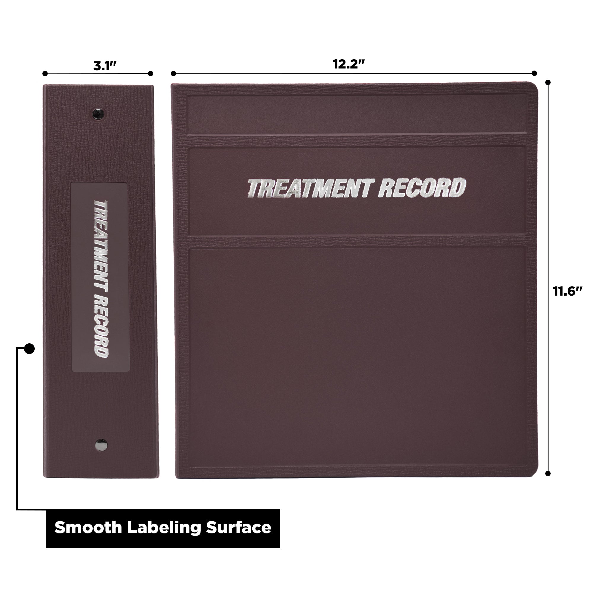 Heavy Duty Ring Binder for Treatment Administration Records (TAR) Manuals – Side Opening