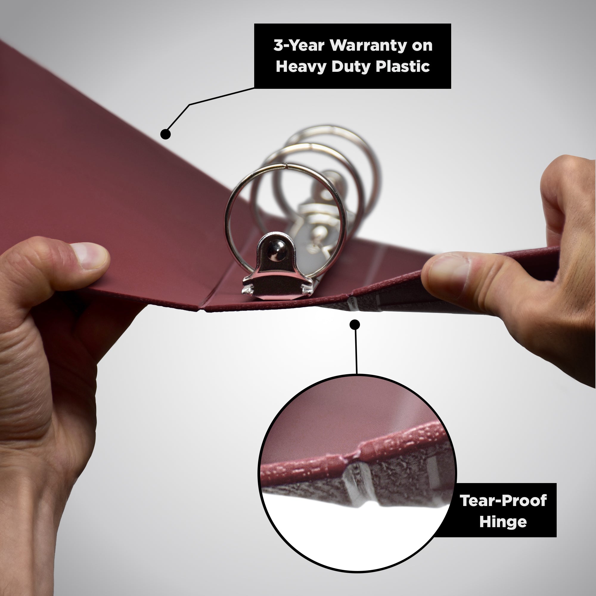 Heavy Duty Medical Administration Record (MAR) 3-Ring Binder – Side Opening