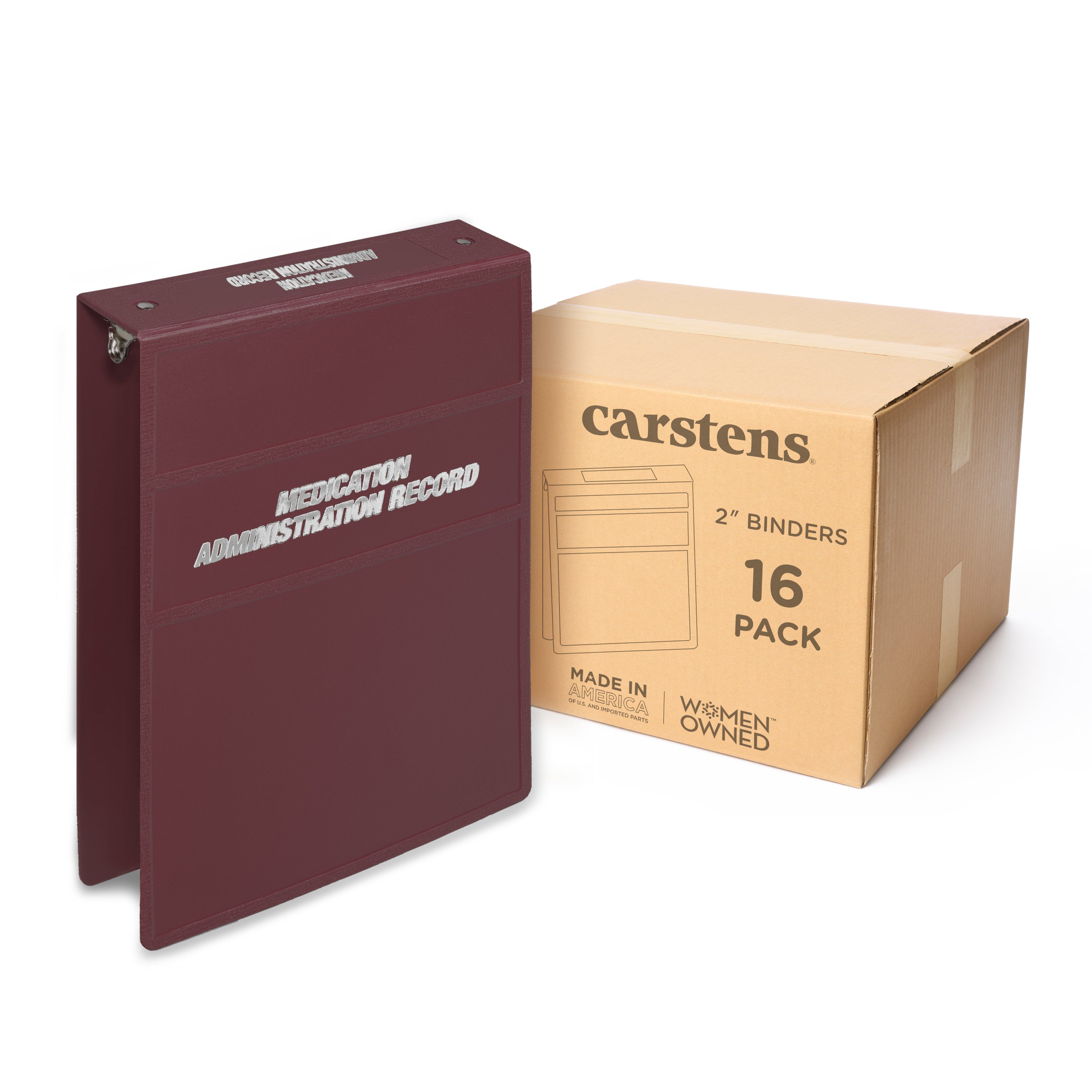 Heavy Duty Ring Binder for Medical Administration Records (MAR) Manuals – Top Opening