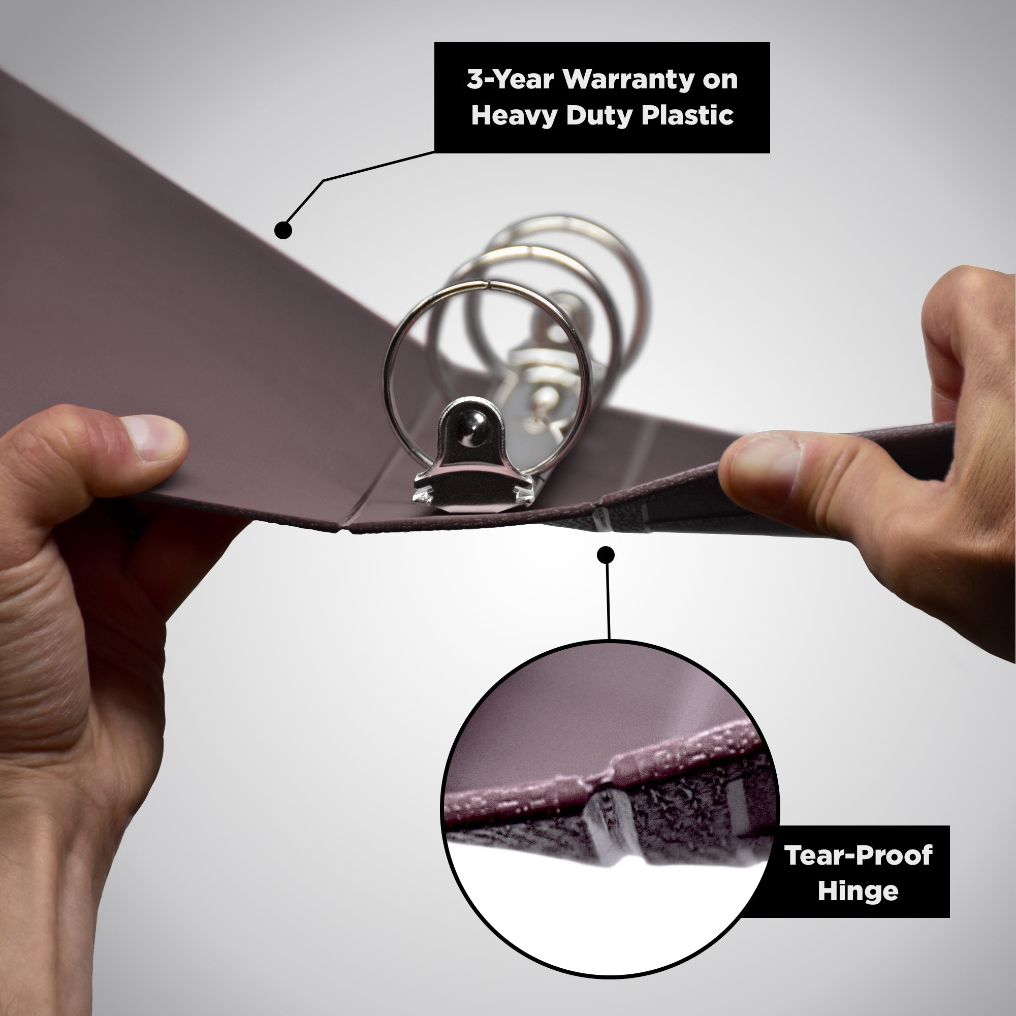 Heavy Duty Medical Administration Record (MAR) 3-Ring Binder – Side Opening