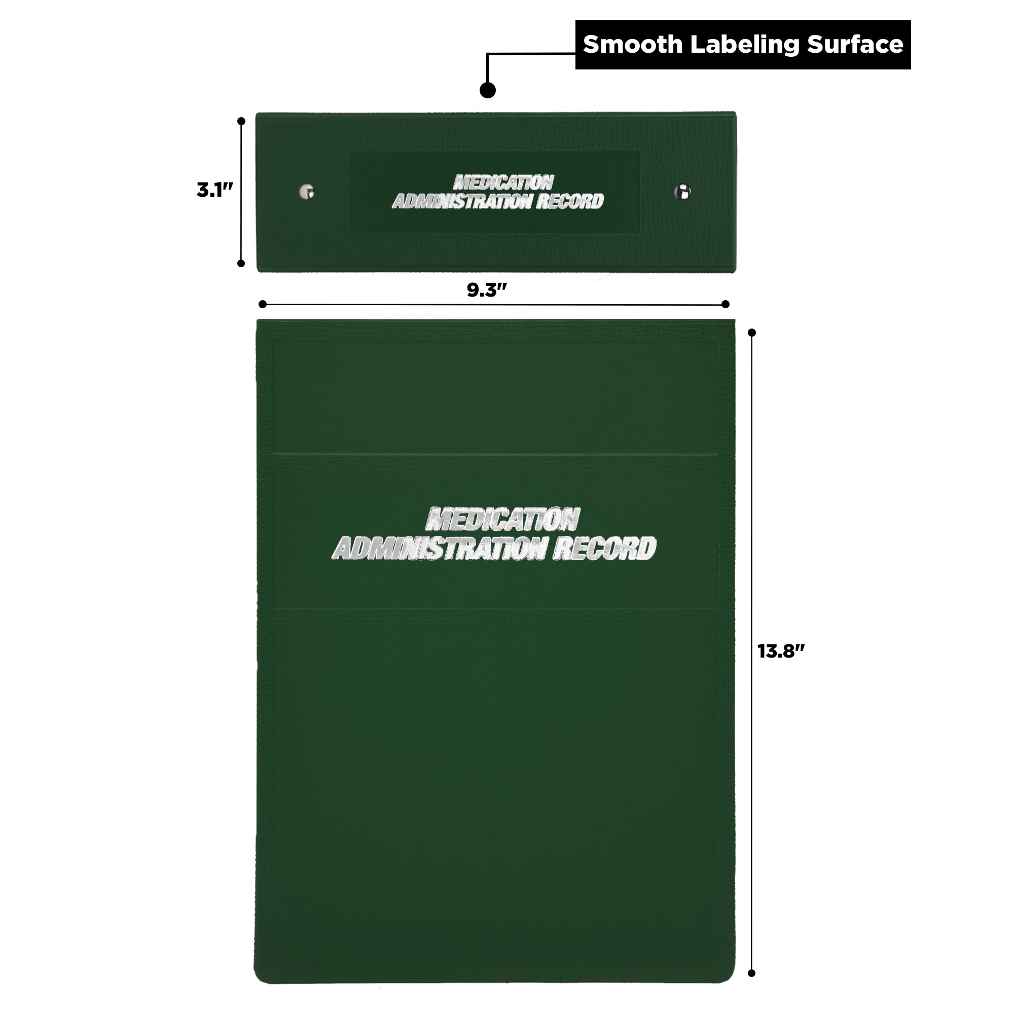 Heavy Duty Ring Binder for Medical Administration Records (MAR) Manuals – Top Opening