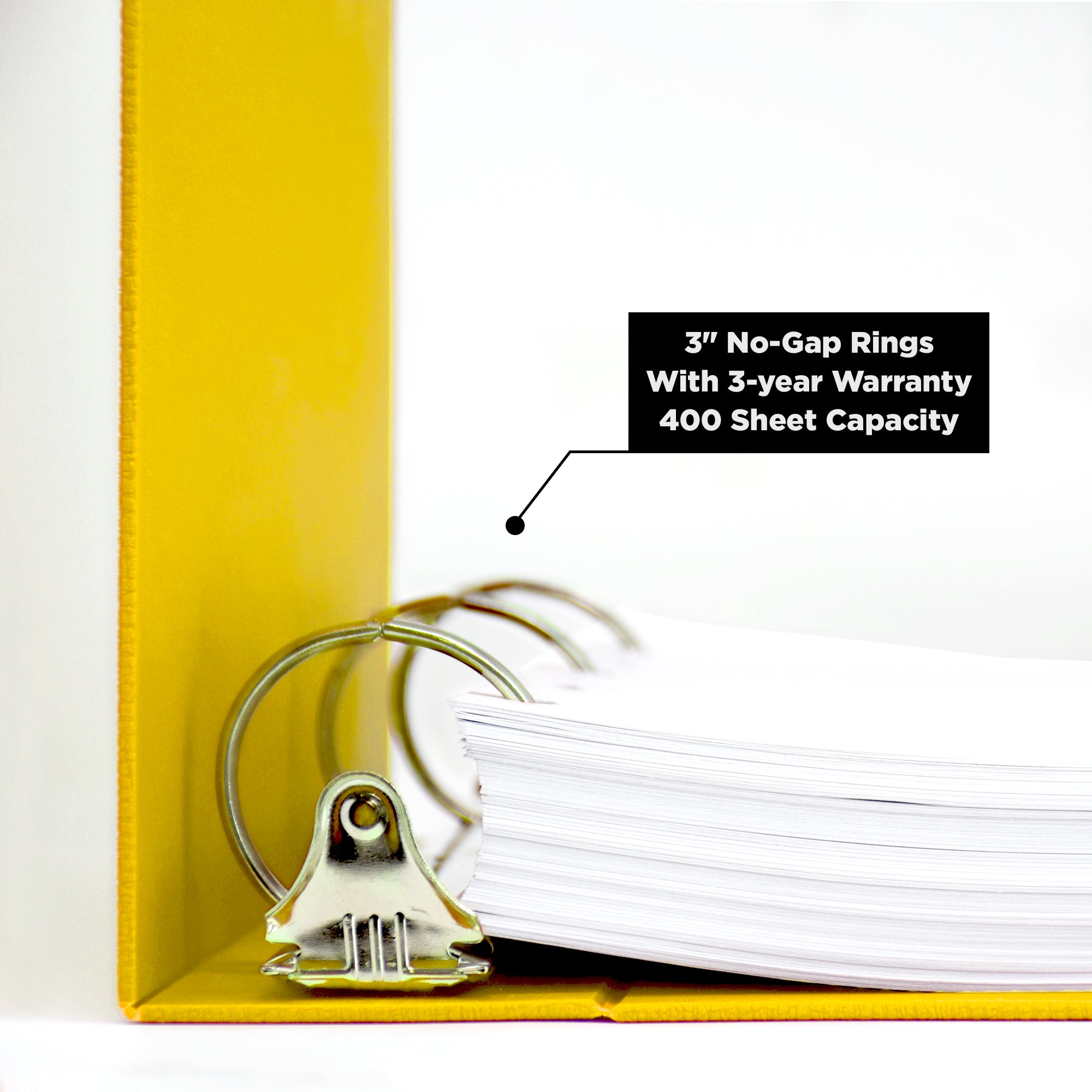 Heavy Duty 3-Ring Binder for Safety Data Sheets (SDS) – Side Opening