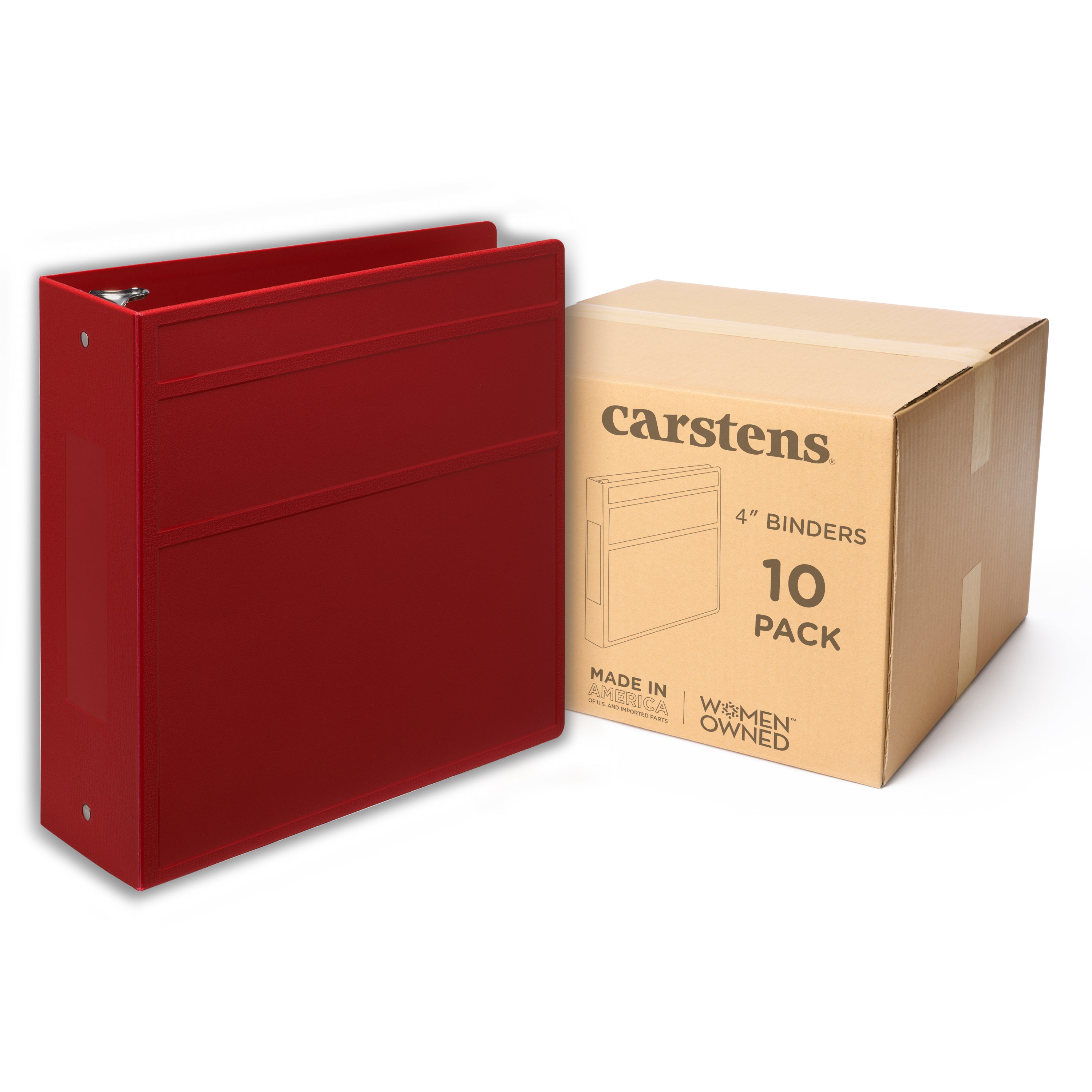 4-Inch Heavy Duty 3-Ring Binder for Medical Charting – Side Opening