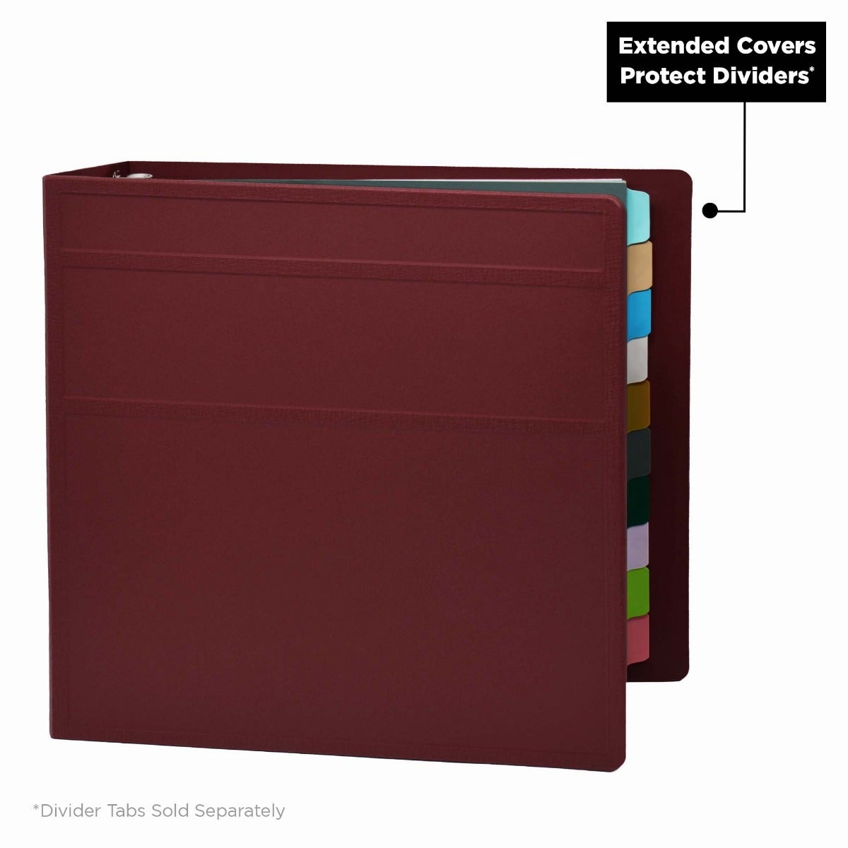 4-Inch Heavy Duty 3-Ring Binder for Medical Charting – Side Opening