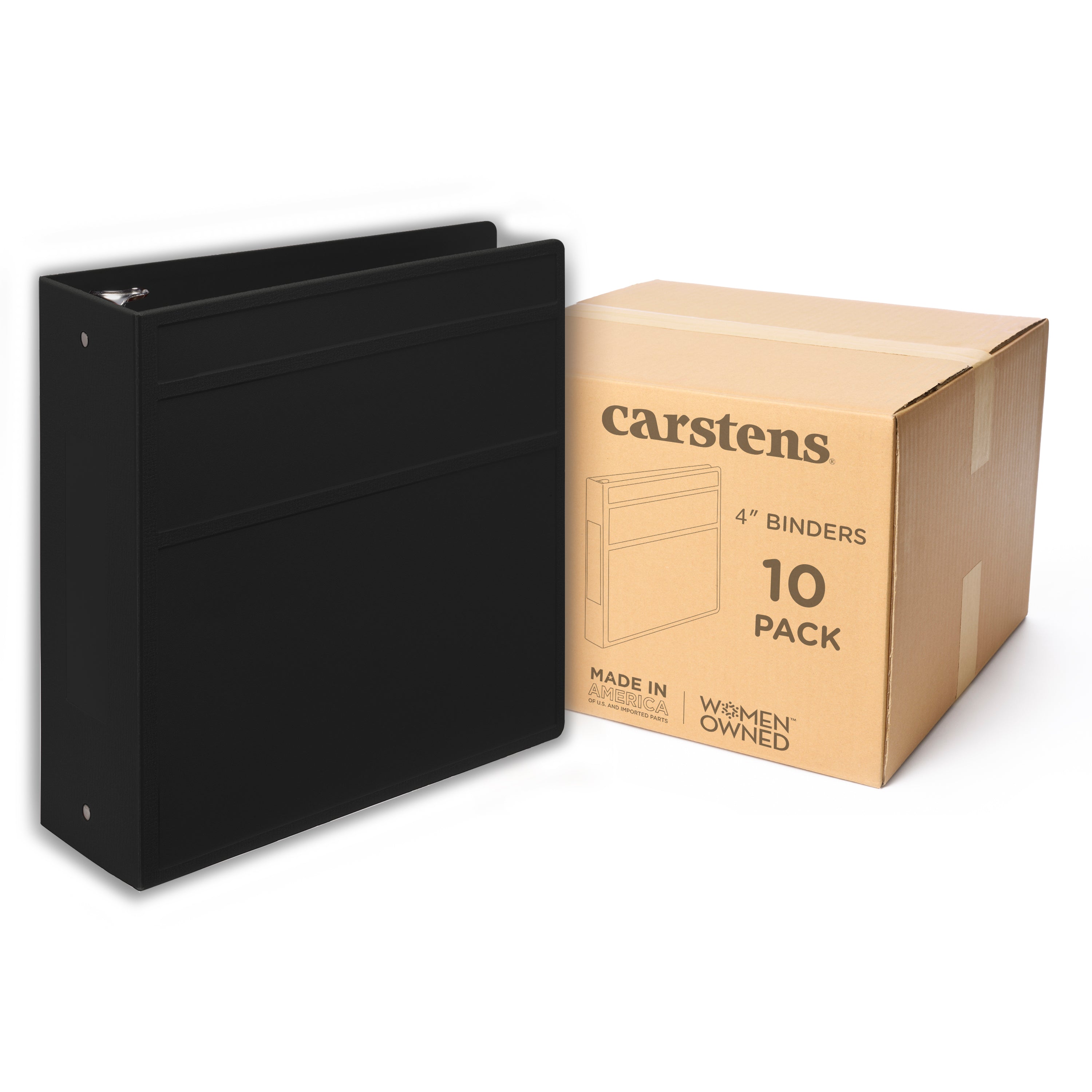 4-Inch Heavy Duty 3-Ring Binder for Medical Charting – Side Opening