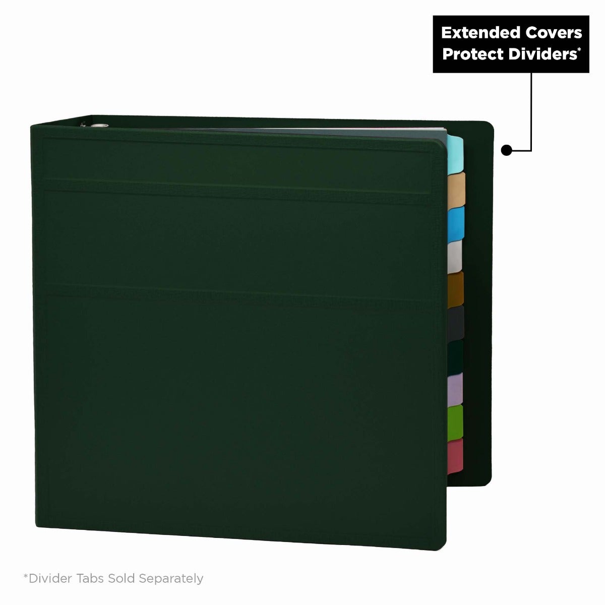 4-Inch Heavy Duty 3-Ring Binder for Medical Charting – Side Opening