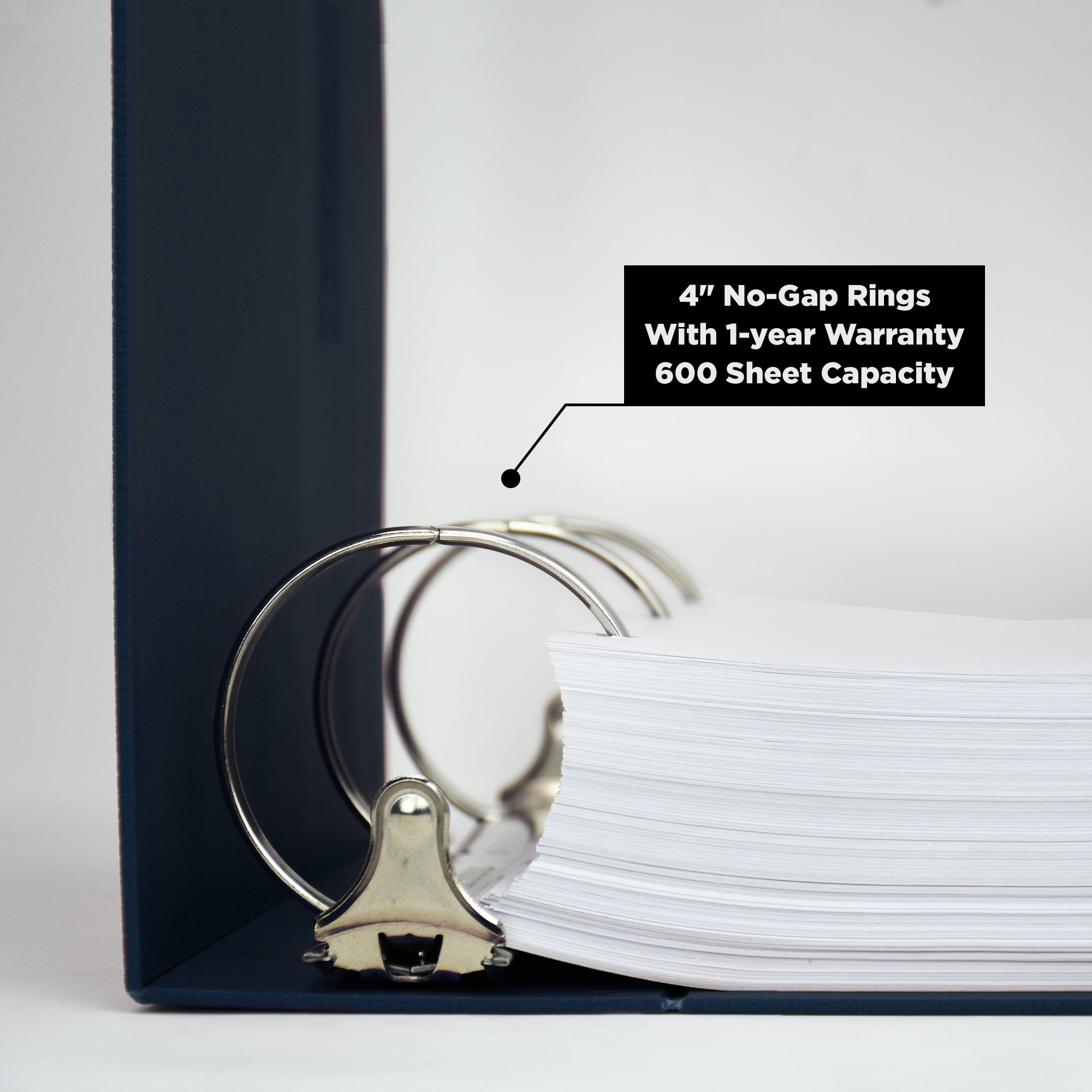 Heavy Duty Medical Administration Record (MAR) 3-Ring Binder – Side Opening