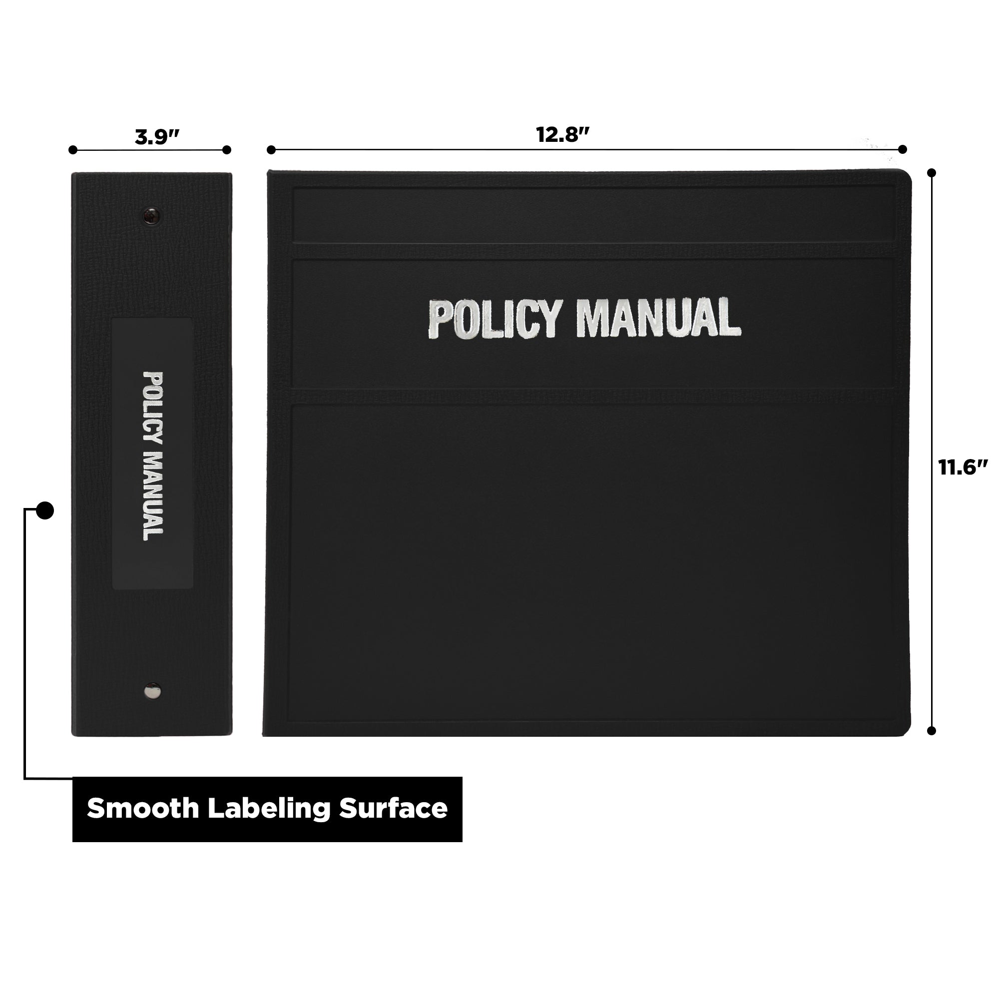 Heavy Duty 3-Ring Binder for Policy Manuals – Side Opening