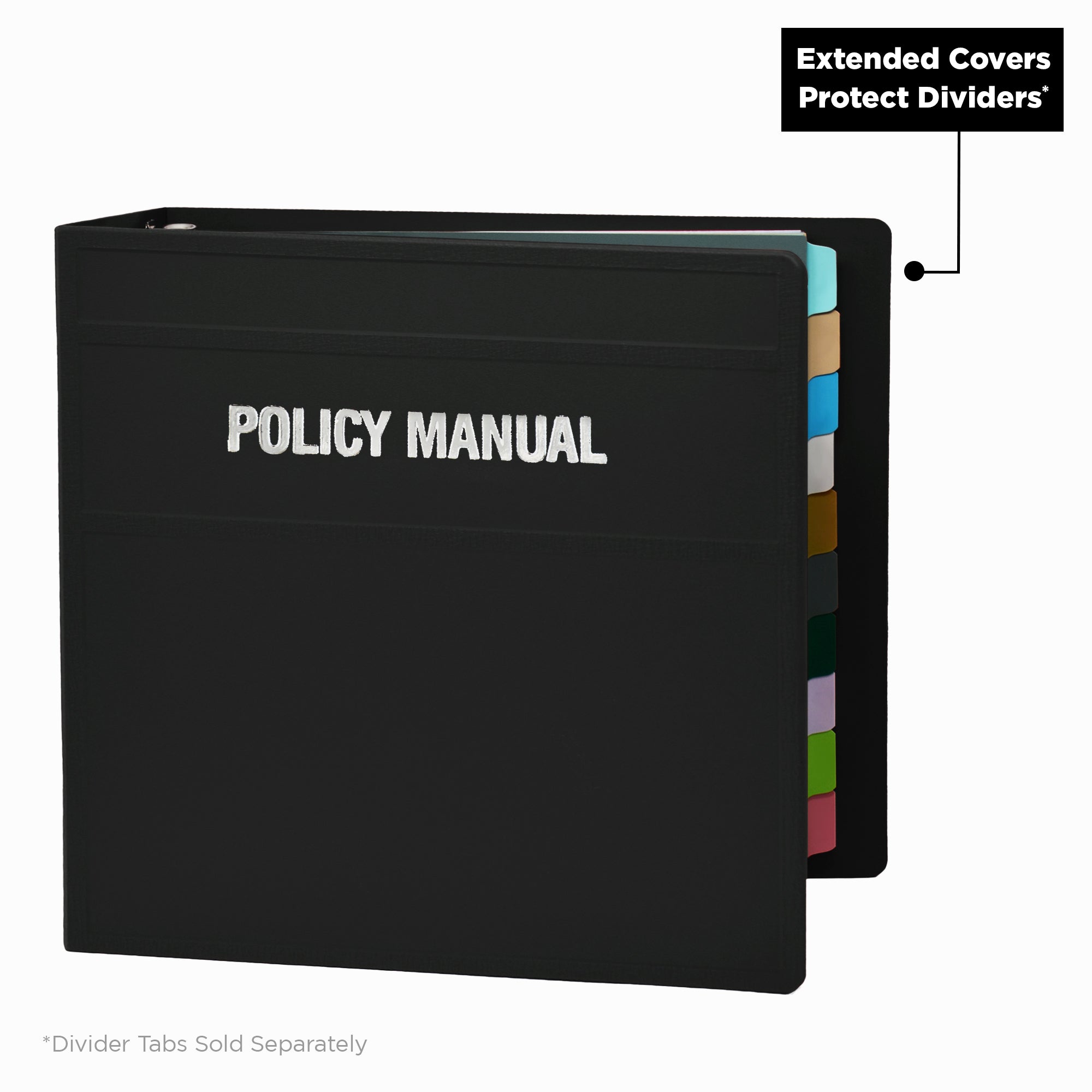 Heavy Duty 3-Ring Binder for Policy Manuals – Side Opening