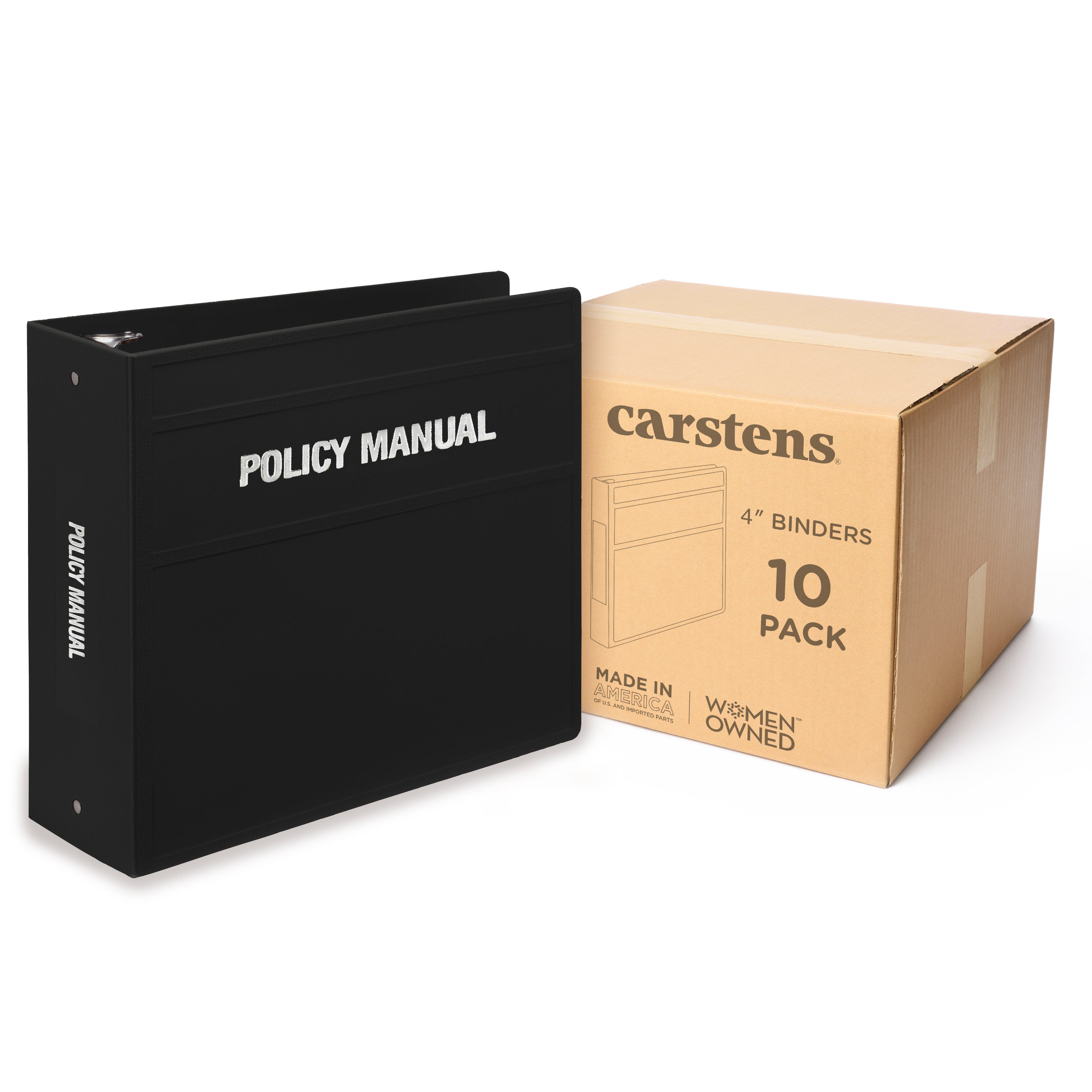 Heavy Duty 3-Ring Binder for Policy Manuals – Side Opening