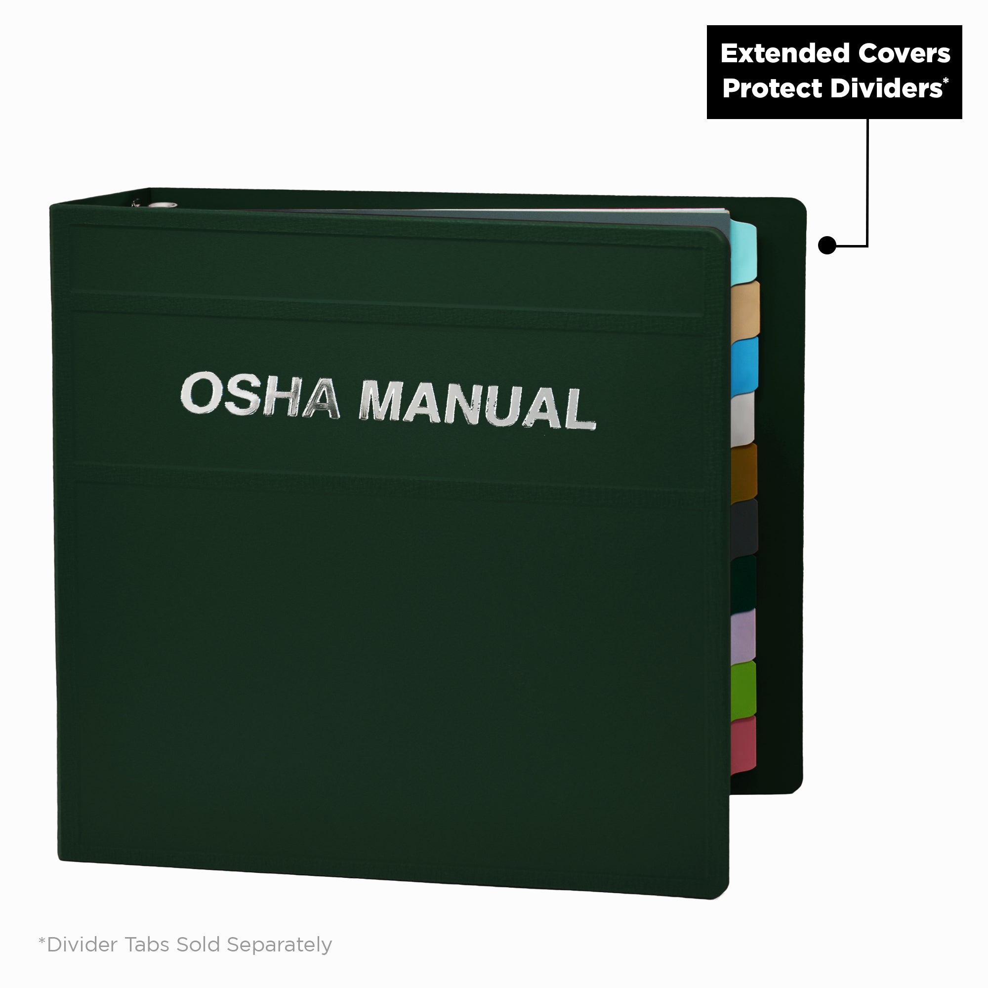 Heavy Duty 3-Ring Binder for OSHA Manuals – Side Opening