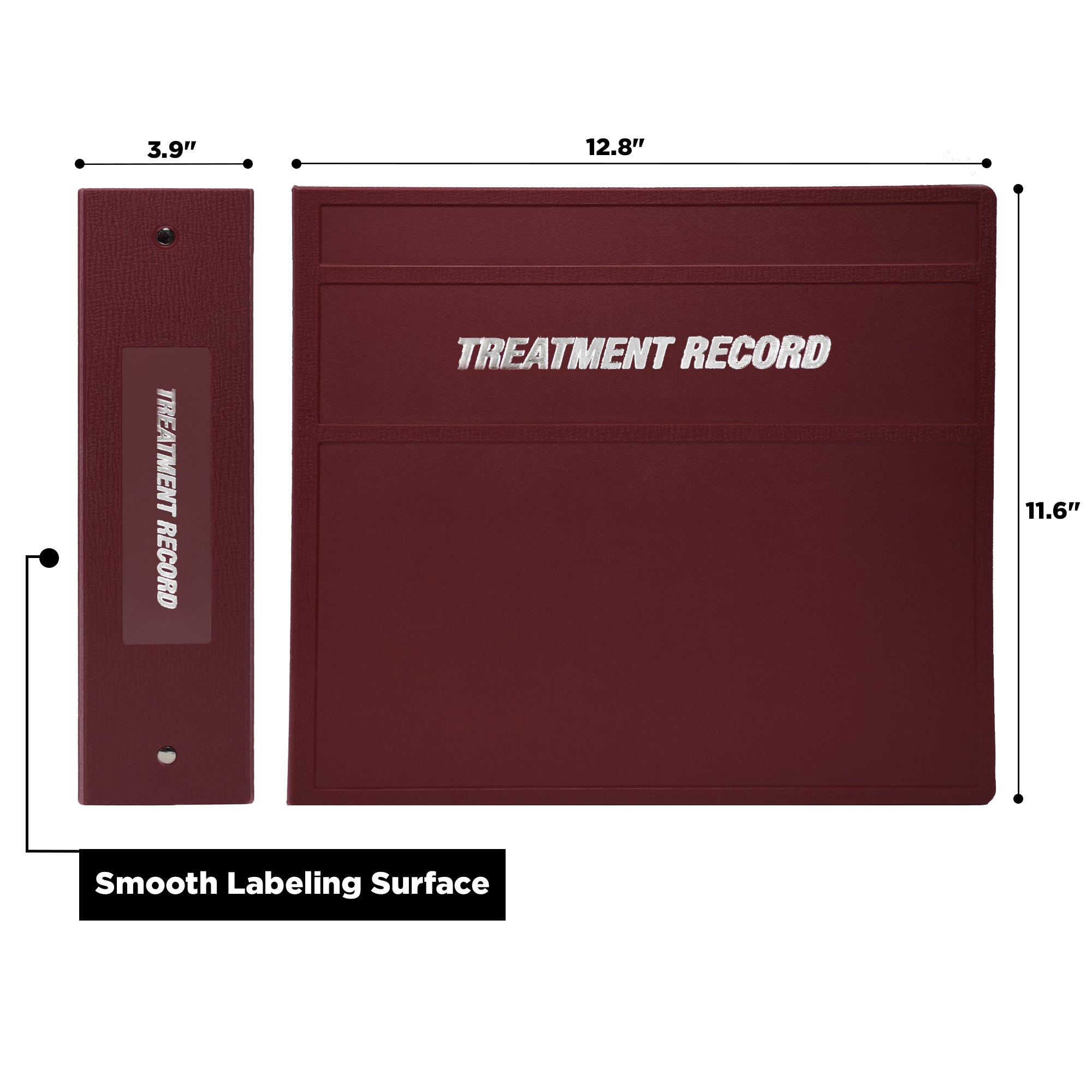 Heavy Duty Ring Binder for Treatment Administration Records (TAR) Manuals – Side Opening