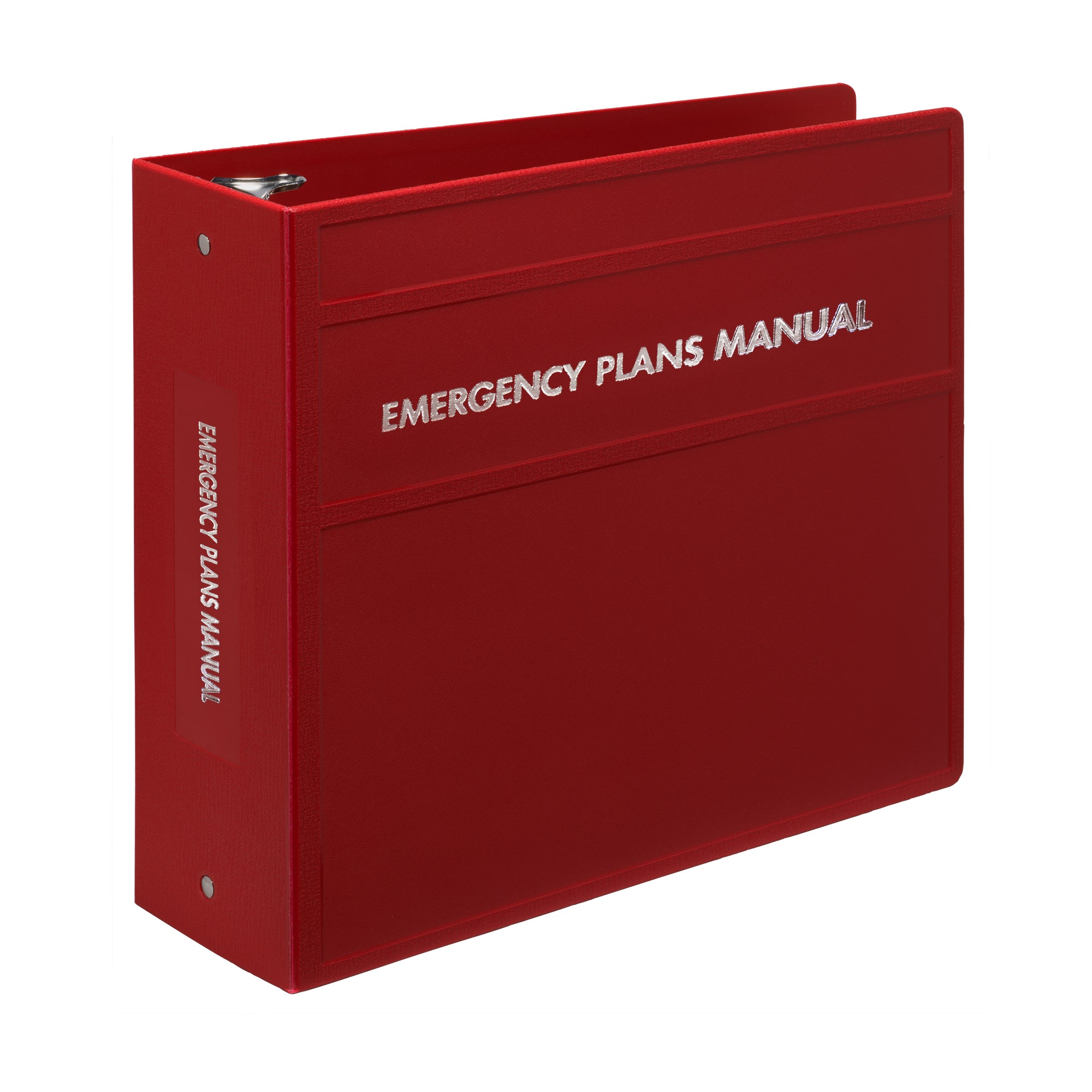 Heavy Duty 3-Ring Binder for Emergency Plans – Side Opening