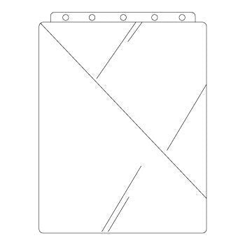 Double Diagonal Binder Pockets for Top Opening Ring Binders