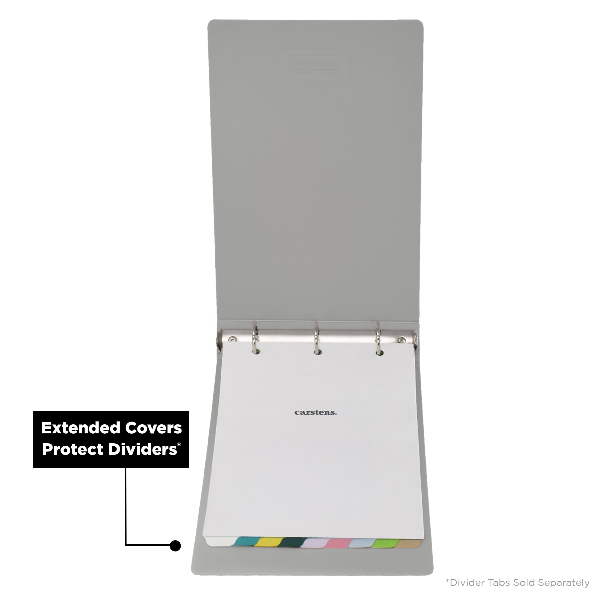 1.5-Inch Heavy Duty 3-Ring Binder for Medical Charting - Top Opening