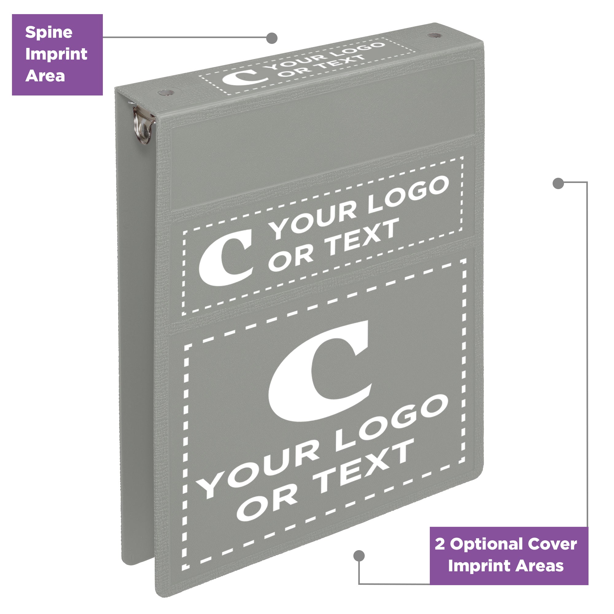 Custom 1.5-Inch Binder with Logo – Heavy Duty Top-Opening