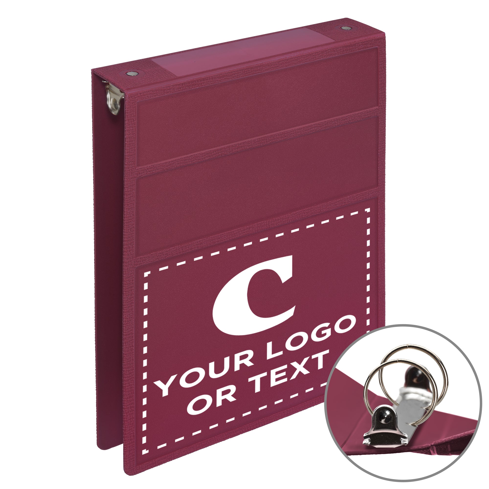 Custom 1.5-Inch Binder with Logo – Heavy Duty Top-Opening