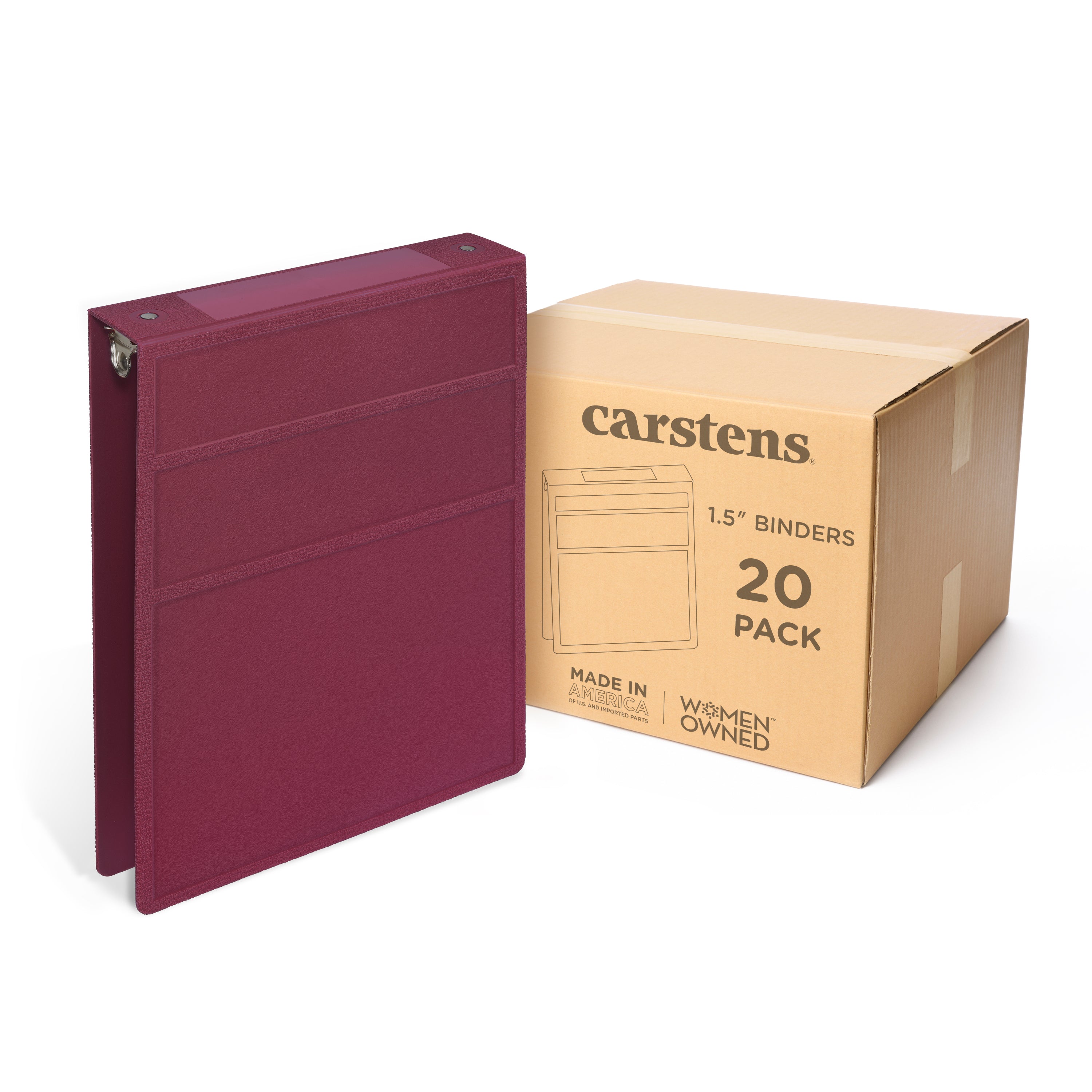 1.5-Inch Heavy Duty 3-Ring Binder for Medical Charting - Top Opening