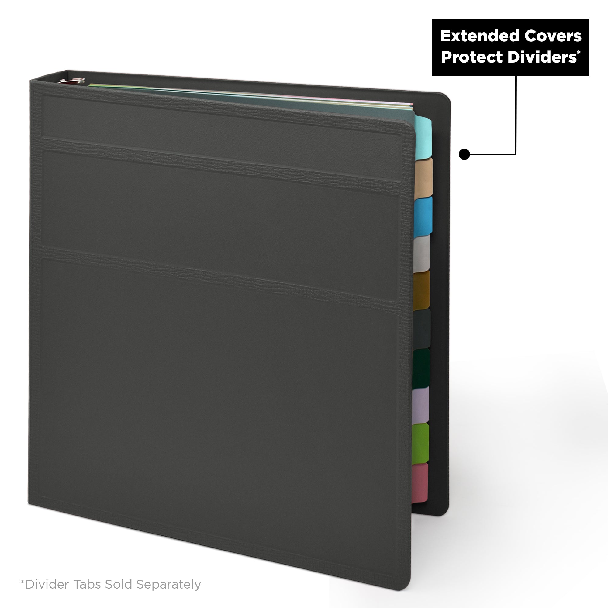1.5 Inch Heavy Duty 3-Ring Binder for Medical Charting – Side Opening