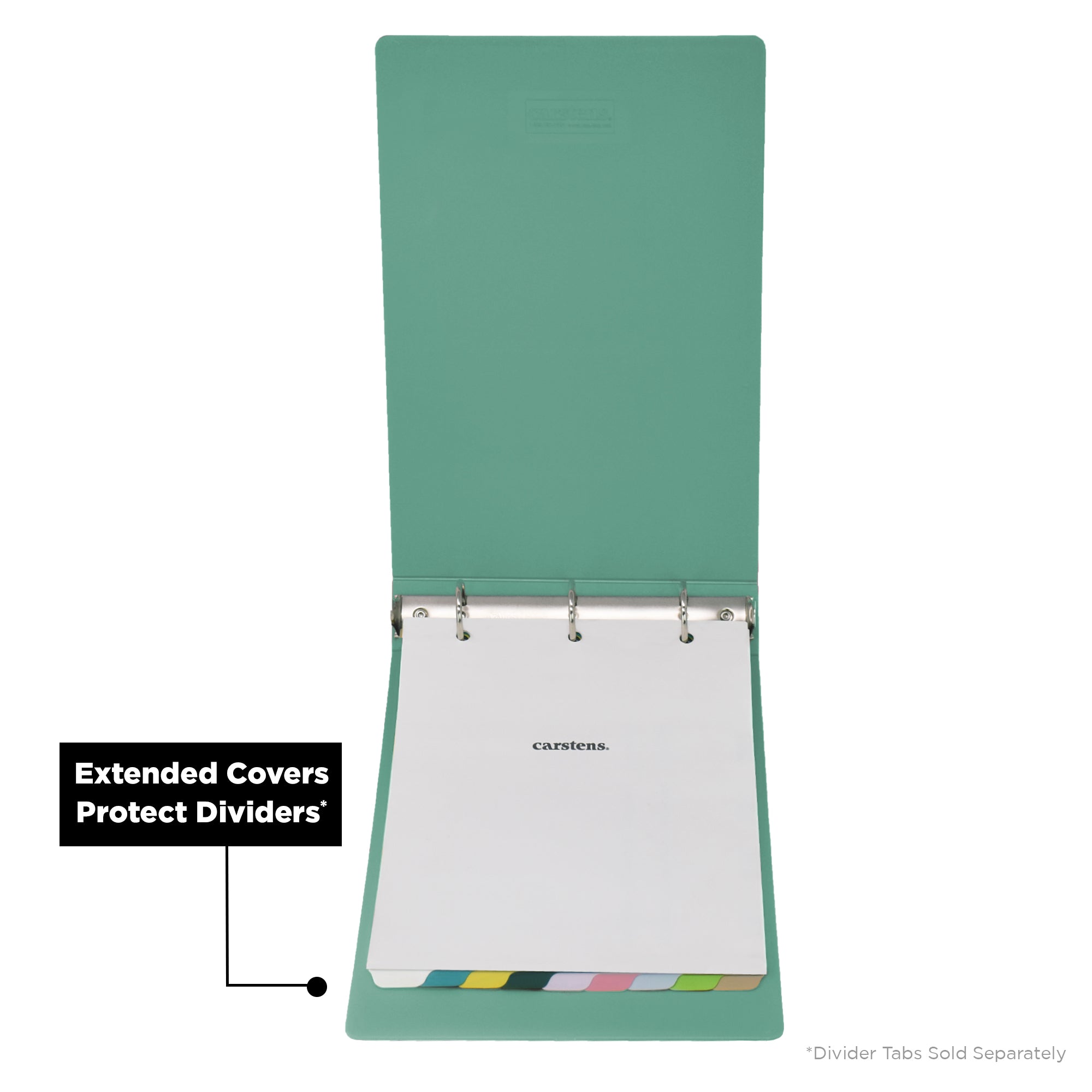 1.5-Inch Heavy Duty 3-Ring Binder for Medical Charting - Top Opening