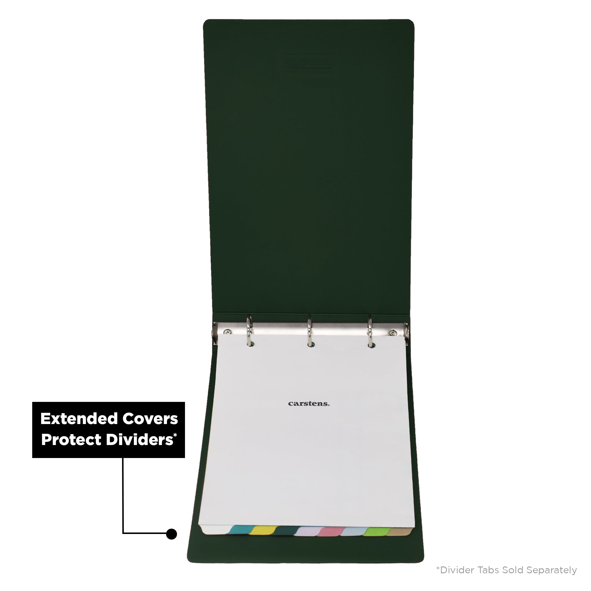 1.5-Inch Heavy Duty 3-Ring Binder for Medical Charting - Top Opening