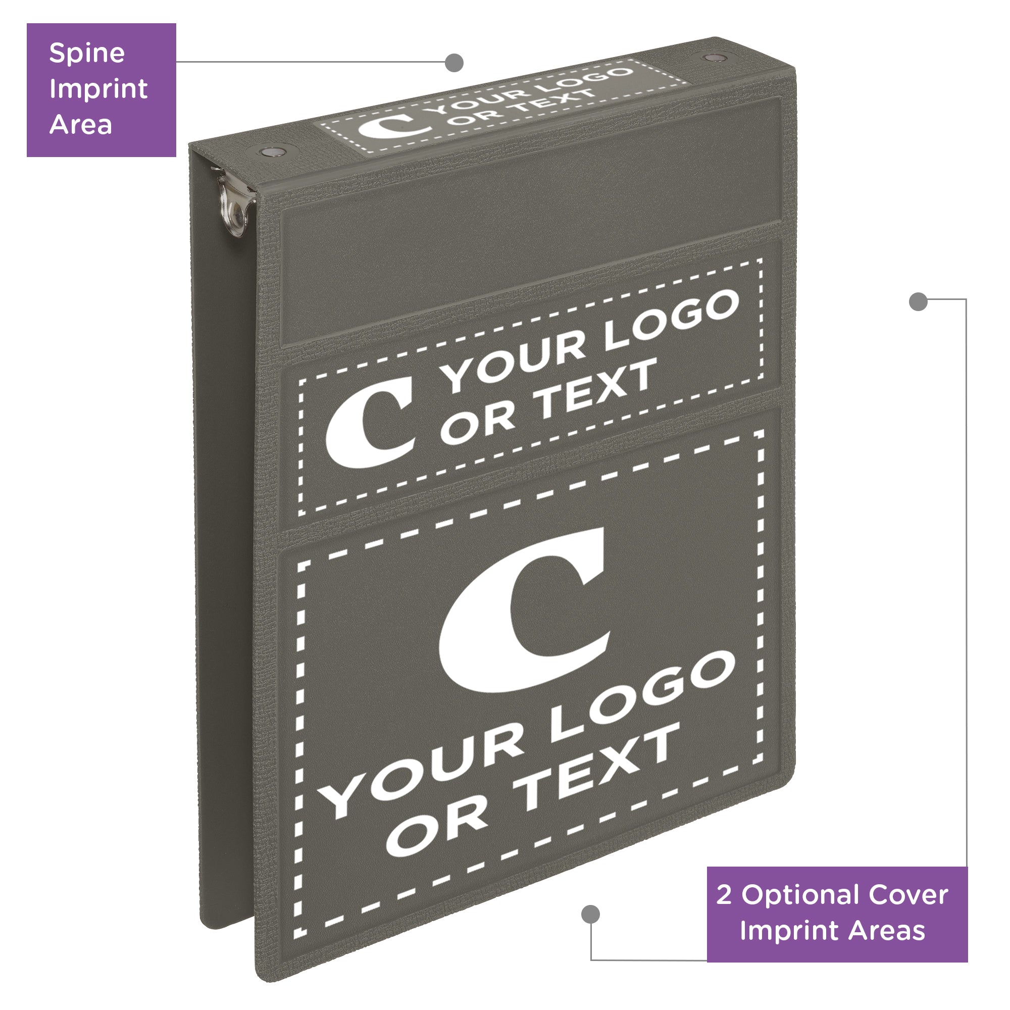 Custom 1.5-Inch Binder with Logo – Heavy Duty Top-Opening