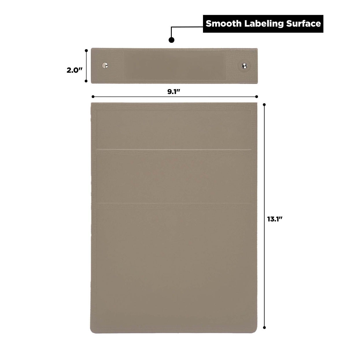 1.5 Inch Heavy Duty 5-Ring Binder for Medical Charting – Top Opening